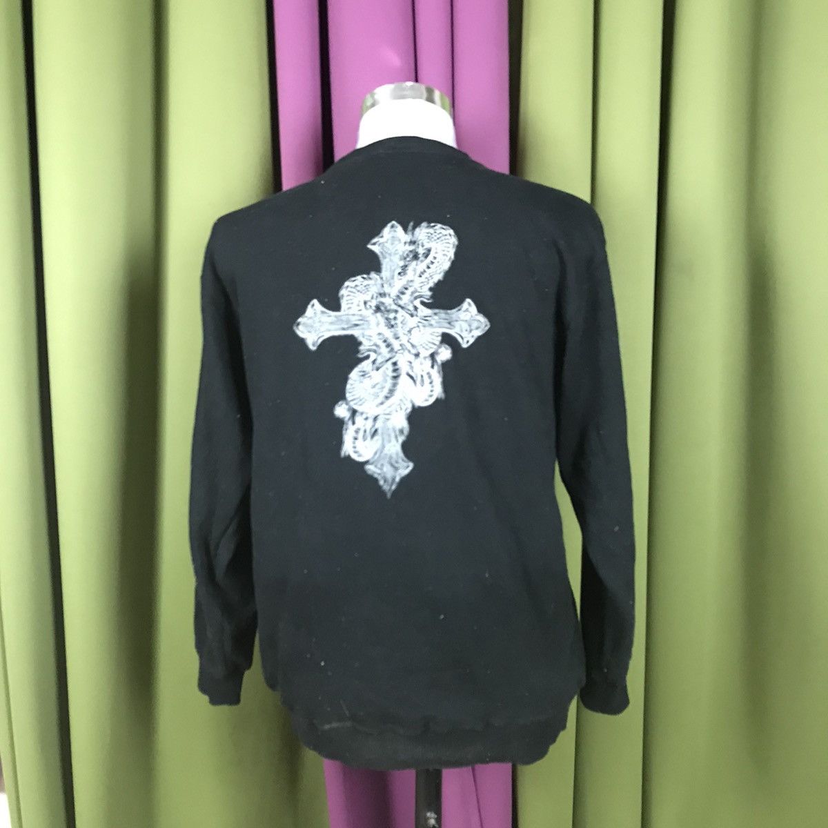 Japanese Brand Dragon Pattern Punk Design Sweatshirt Size US L / EU 52-54 / 3 - 7 Thumbnail