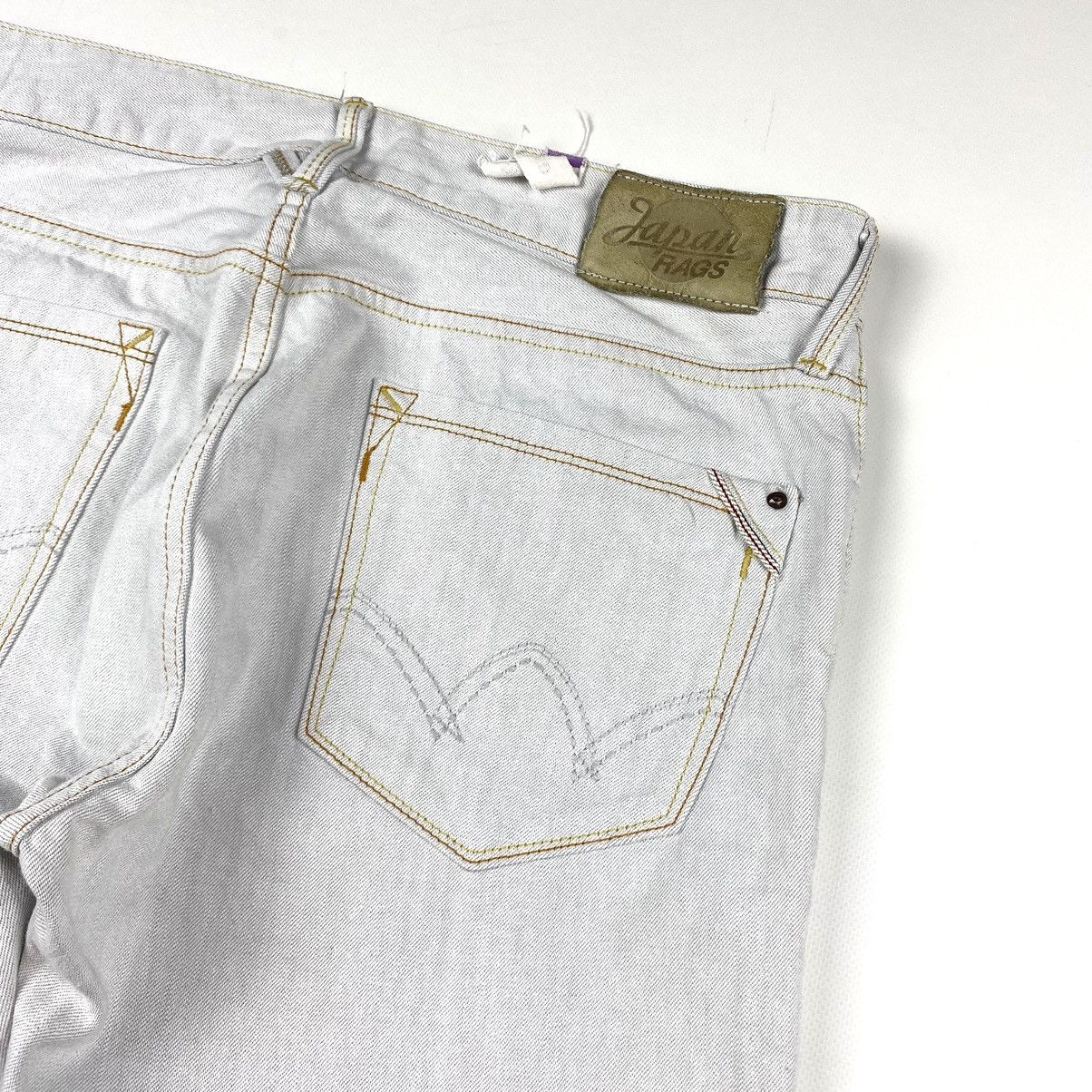 Japanese Brand 💥Rare! Japan Rags Denim Quality Archive Denim Selvedge Size US 32 / EU 48 - 11 Thumbnail
