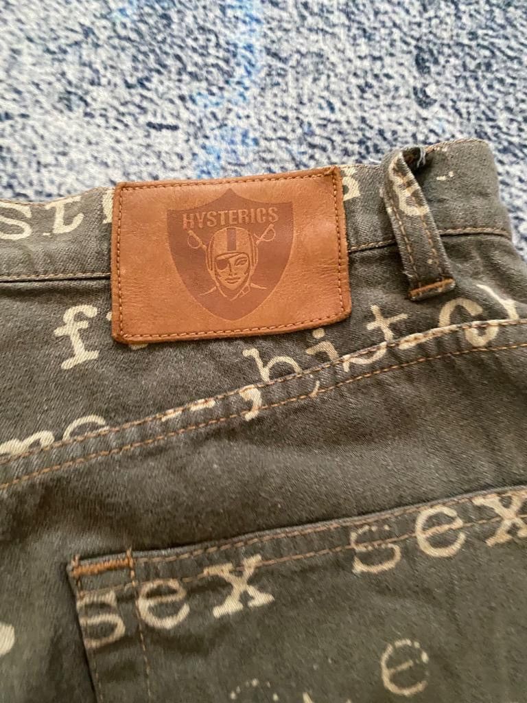 Hysteric Glamour Archive Hysteric Glamour pants sex bitch poem Size 28" / US 6 / IT 42 - 7 Thumbnail