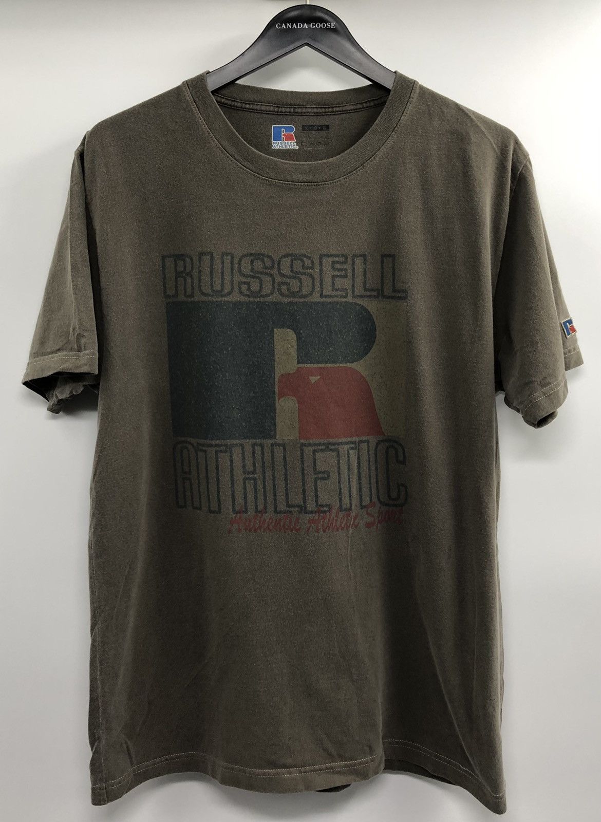 Russell Athletic Russell Athletic Vintage Wash Logo Brown T-Shirt Large Size US L / EU 52-54 / 3 - 1 Thumbnail