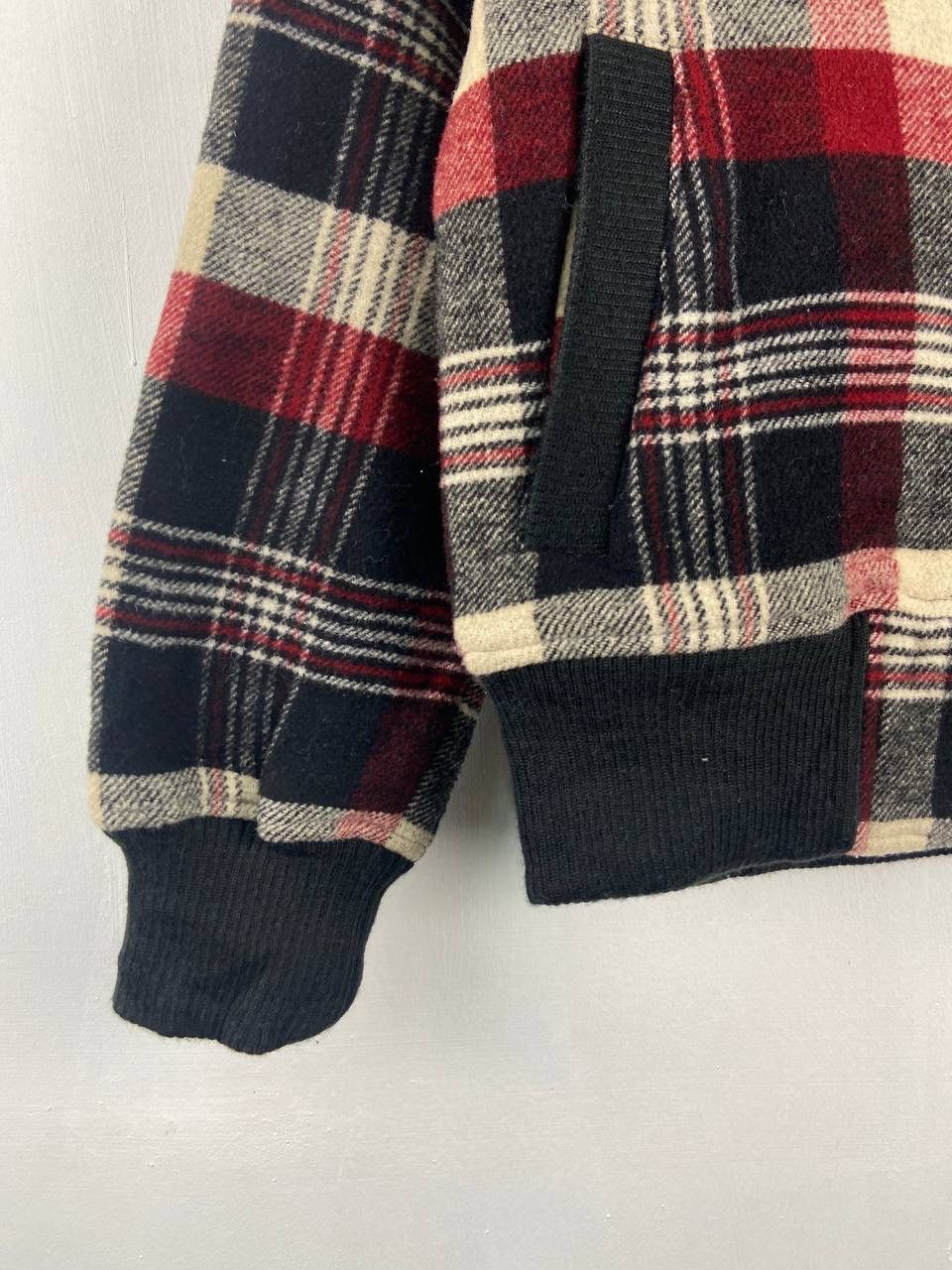 Vintage × Woolrich Woolen Mills STEALS🔥 Vintage Woolrich Plaid Tartan Wool Varsity Jacket Size US M / EU 48-50 / 2 - 10 Thumbnail