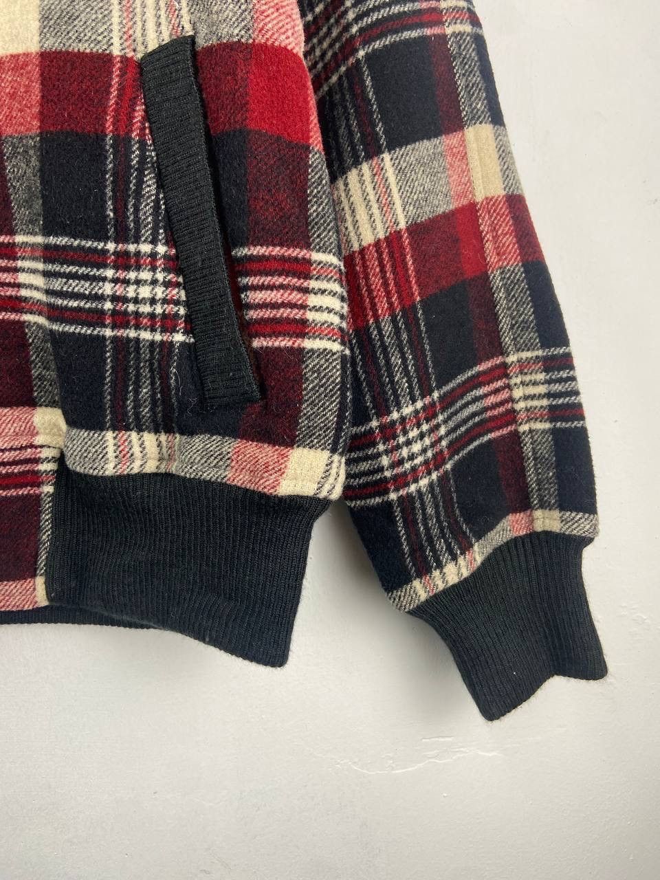 Vintage × Woolrich Woolen Mills STEALS🔥 Vintage Woolrich Plaid Tartan Wool Varsity Jacket Size US M / EU 48-50 / 2 - 9 Thumbnail