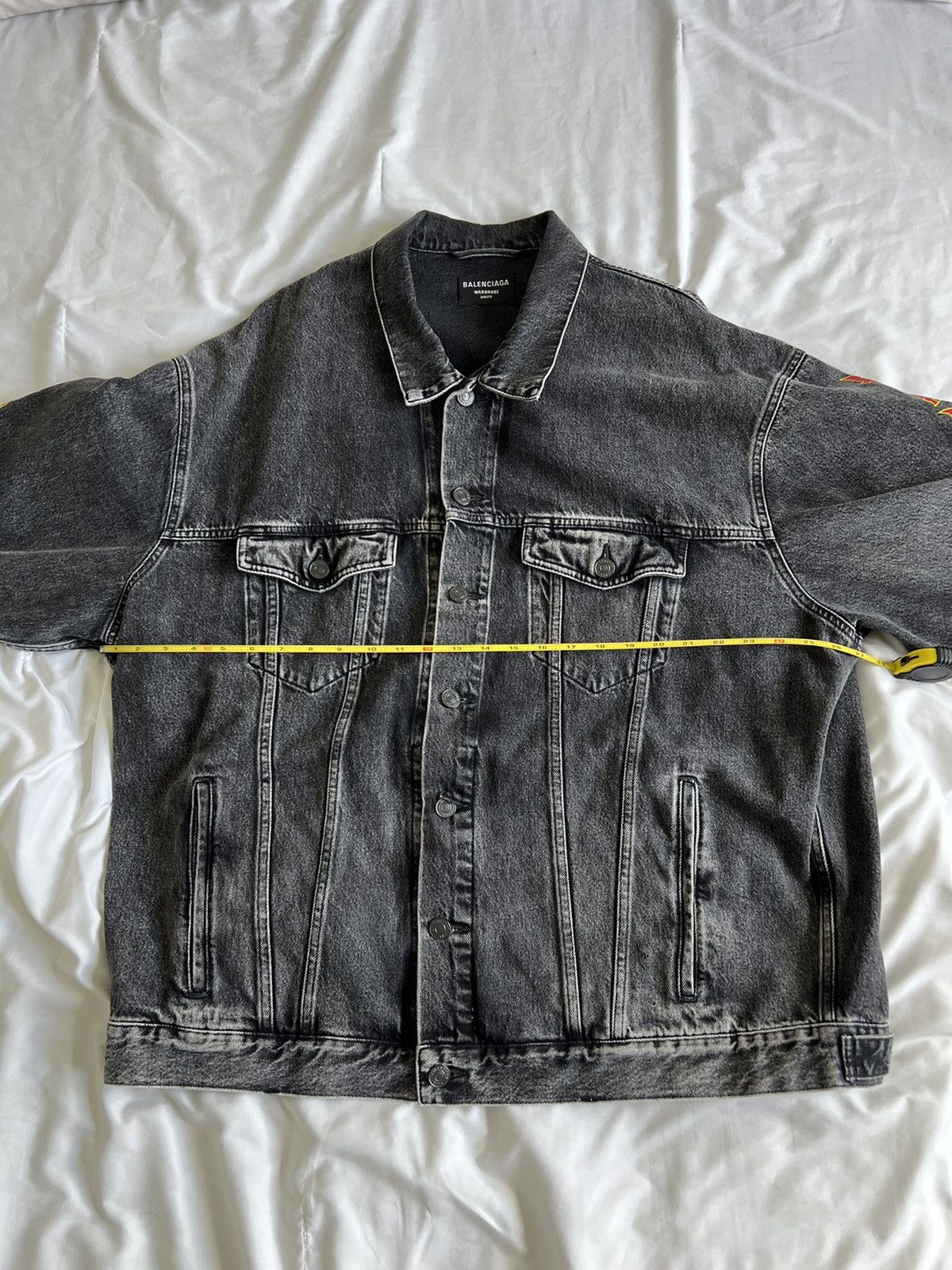 Balenciaga Balenciaga metal denim jacket FINAL DROP Size US XL / EU 56 / 4 - 12 Thumbnail