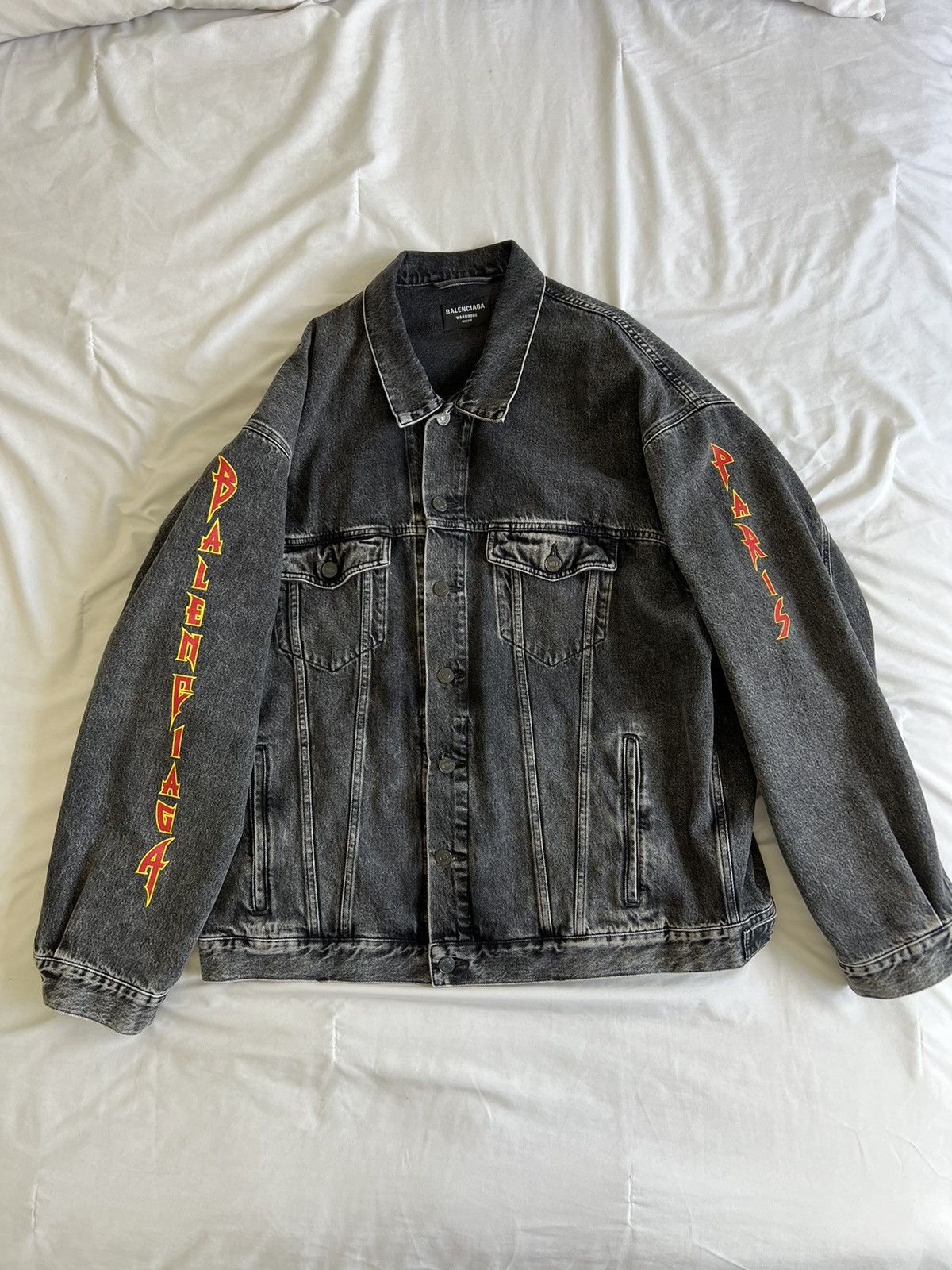 Balenciaga Balenciaga metal denim jacket FINAL DROP Size US XL / EU 56 / 4 - 2 Thumbnail