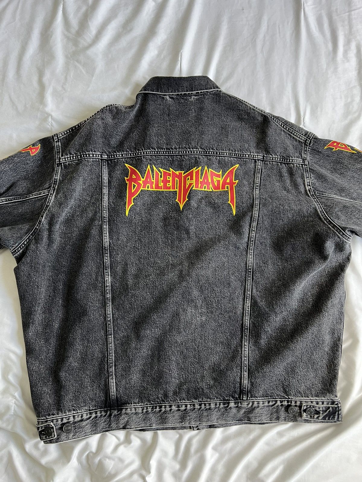 Balenciaga Balenciaga metal denim jacket FINAL DROP Size US XL / EU 56 / 4 - 16 Thumbnail