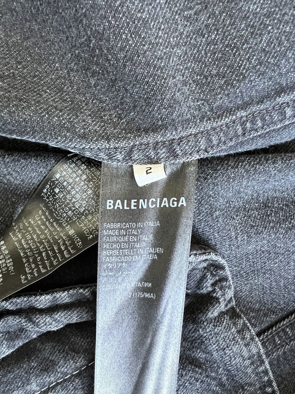 Balenciaga Balenciaga metal denim jacket FINAL DROP Size US XL / EU 56 / 4 - 4 Thumbnail