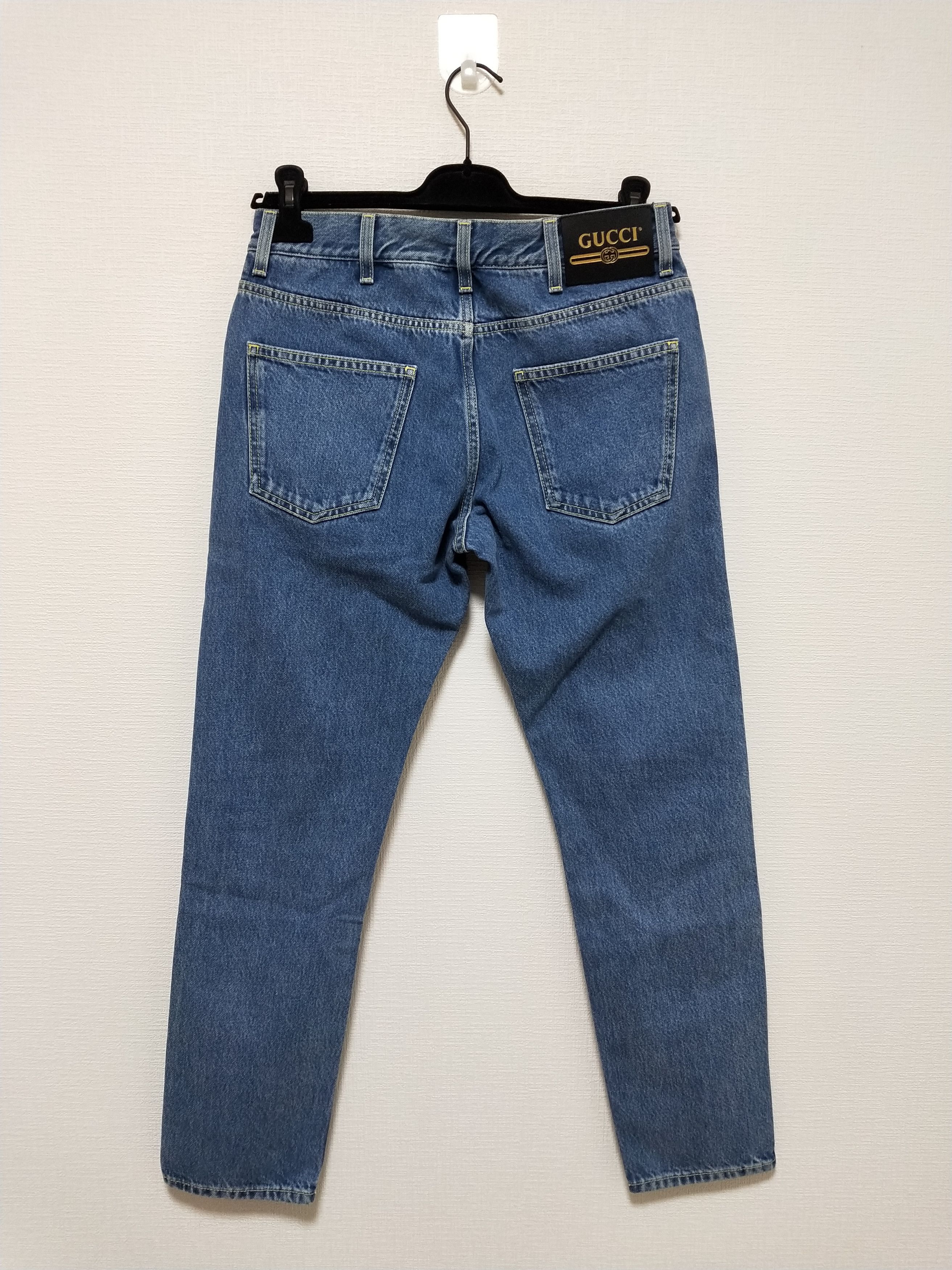 Gucci Tapered Jeans with Brooches Size US 30 / EU 46 - 2 Thumbnail
