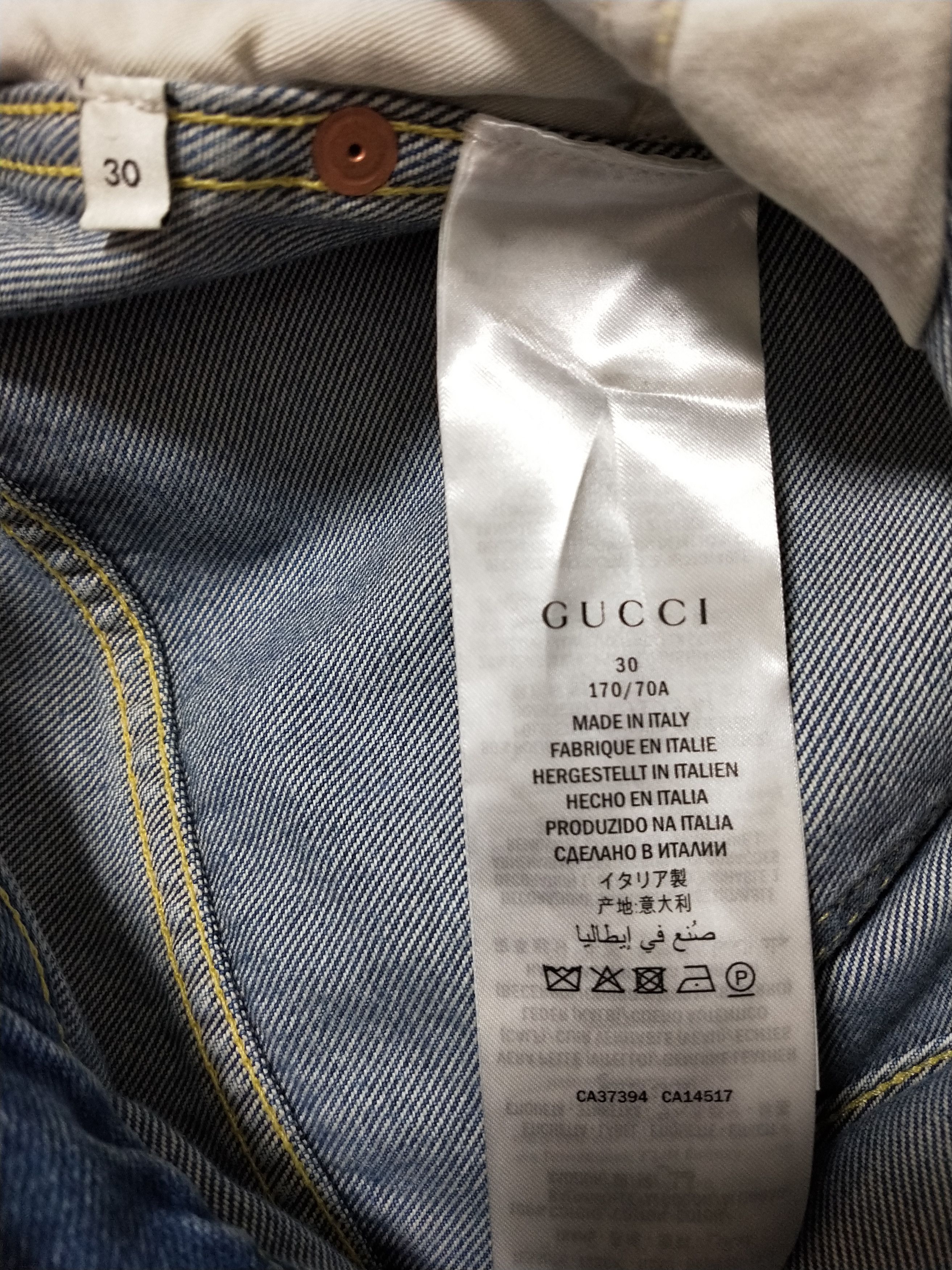 Gucci Tapered Jeans with Brooches Size US 30 / EU 46 - 6 Thumbnail
