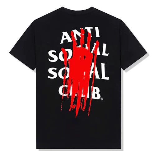 Anti Social Social Club Anti Social Social Club Imprint Black Tee DS ...