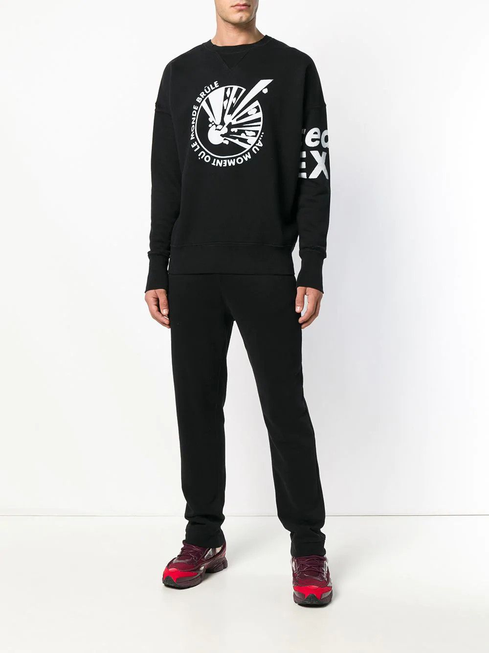 Faith Connexion "Au moment" printed sweatshirt Size US M / EU 48-50 / 2 - 5 Thumbnail