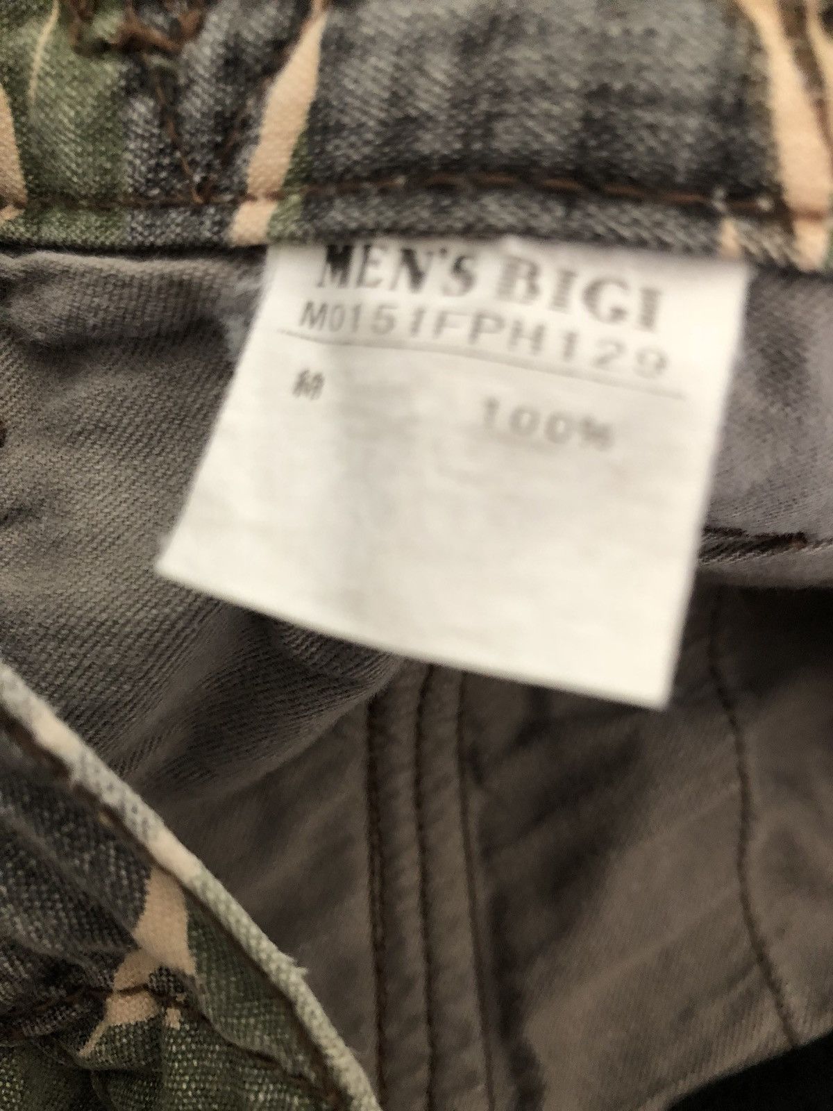 Vintage Vintage Men’s Bigi Tiger Stripes Camo Parachute Cargo Short Size US 31 - 17 Thumbnail
