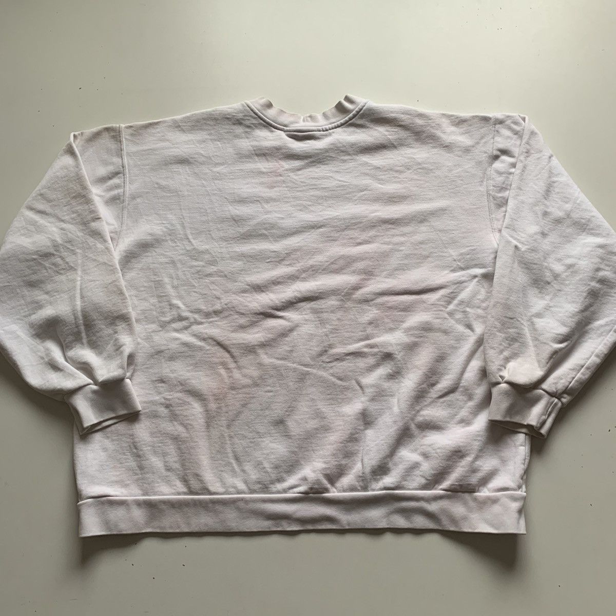 Nike × Vintage Vintage 90s Nike embroidered swoosh Crewneck white Size US L / EU 52-54 / 3 - 3 Thumbnail