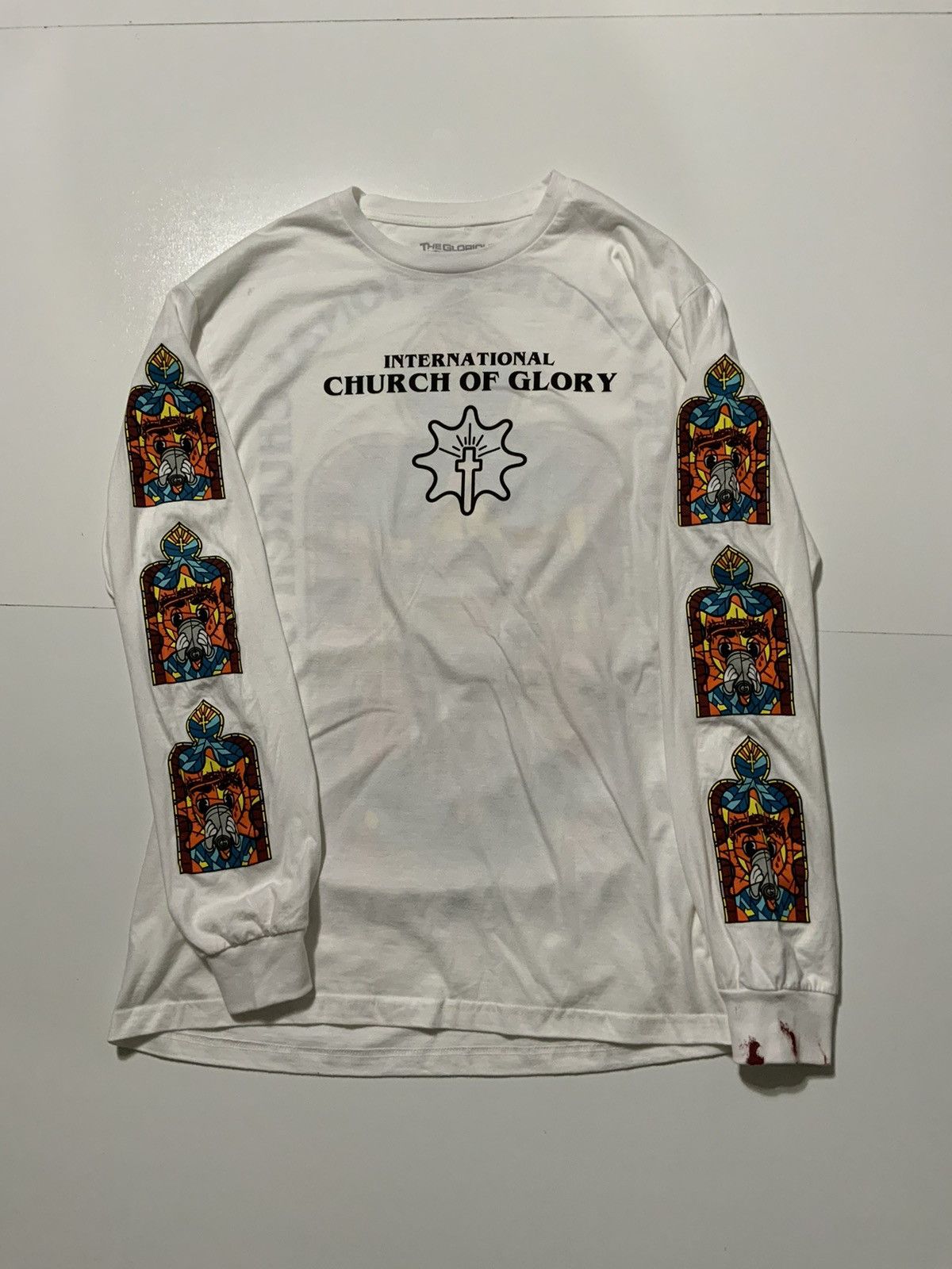 Glo Gang Glo Gang International Church Of Glory Stained Glass T-Shirt Size US XXL / EU 58 / 5 - 2 Thumbnail