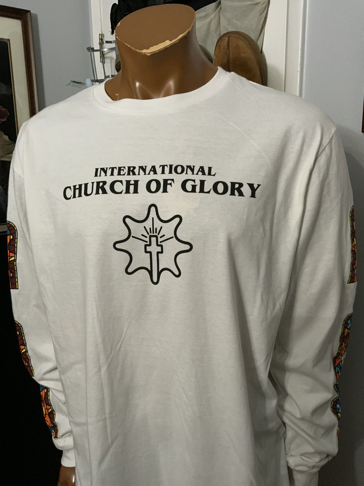 Glo Gang Glo Gang International Church Of Glory Stained Glass T-Shirt Size US XXL / EU 58 / 5 - 13 Thumbnail