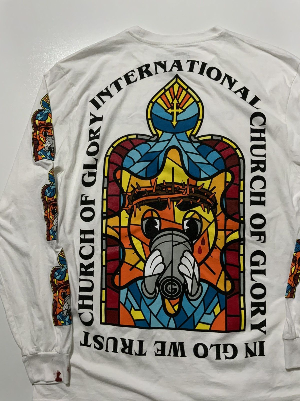 Glo Gang Glo Gang International Church Of Glory Stained Glass T-Shirt Size US XXL / EU 58 / 5 - 5 Thumbnail