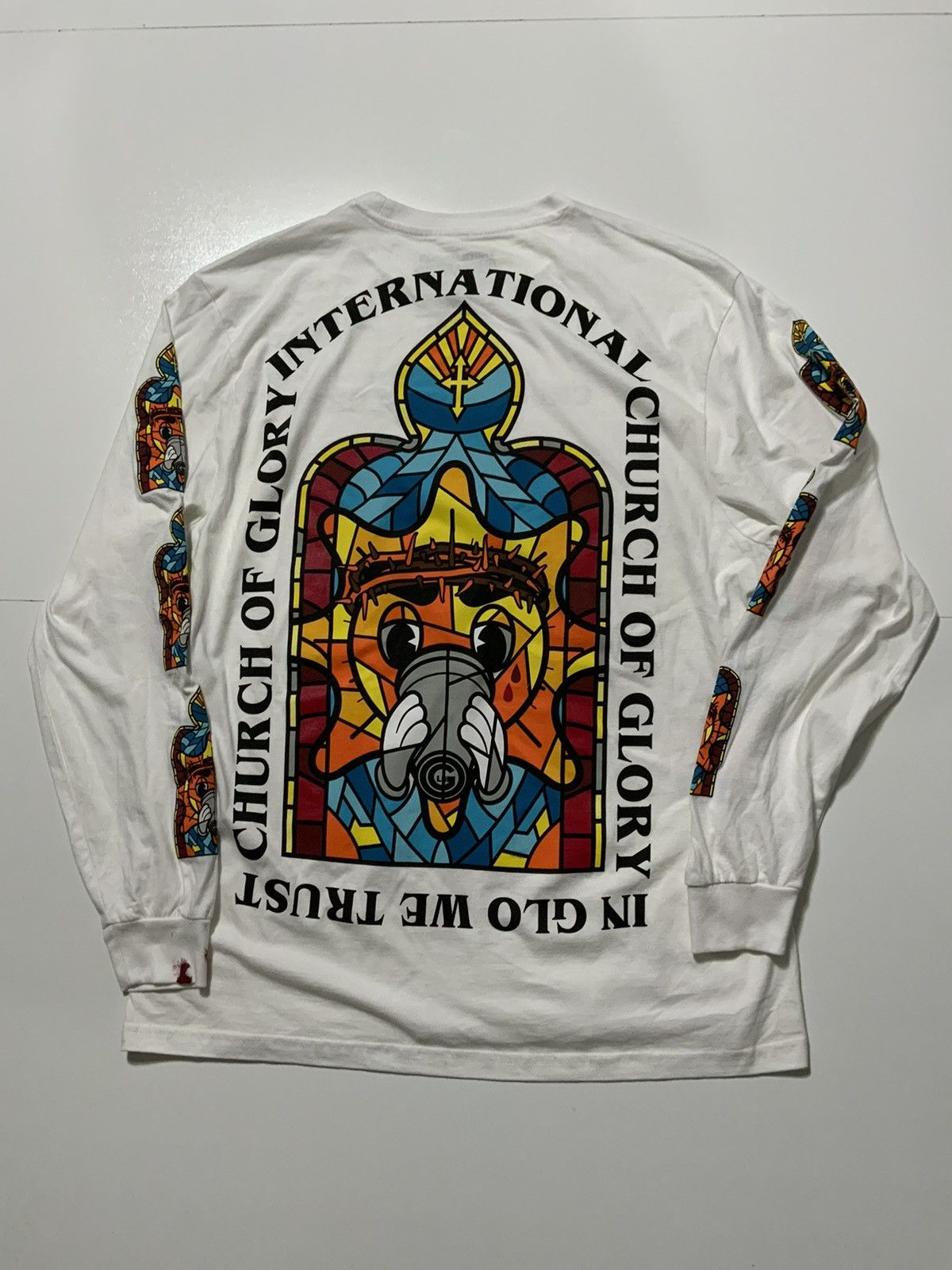 Glo Gang Glo Gang International Church Of Glory Stained Glass T-Shirt Size US XXL / EU 58 / 5 - 3 Thumbnail