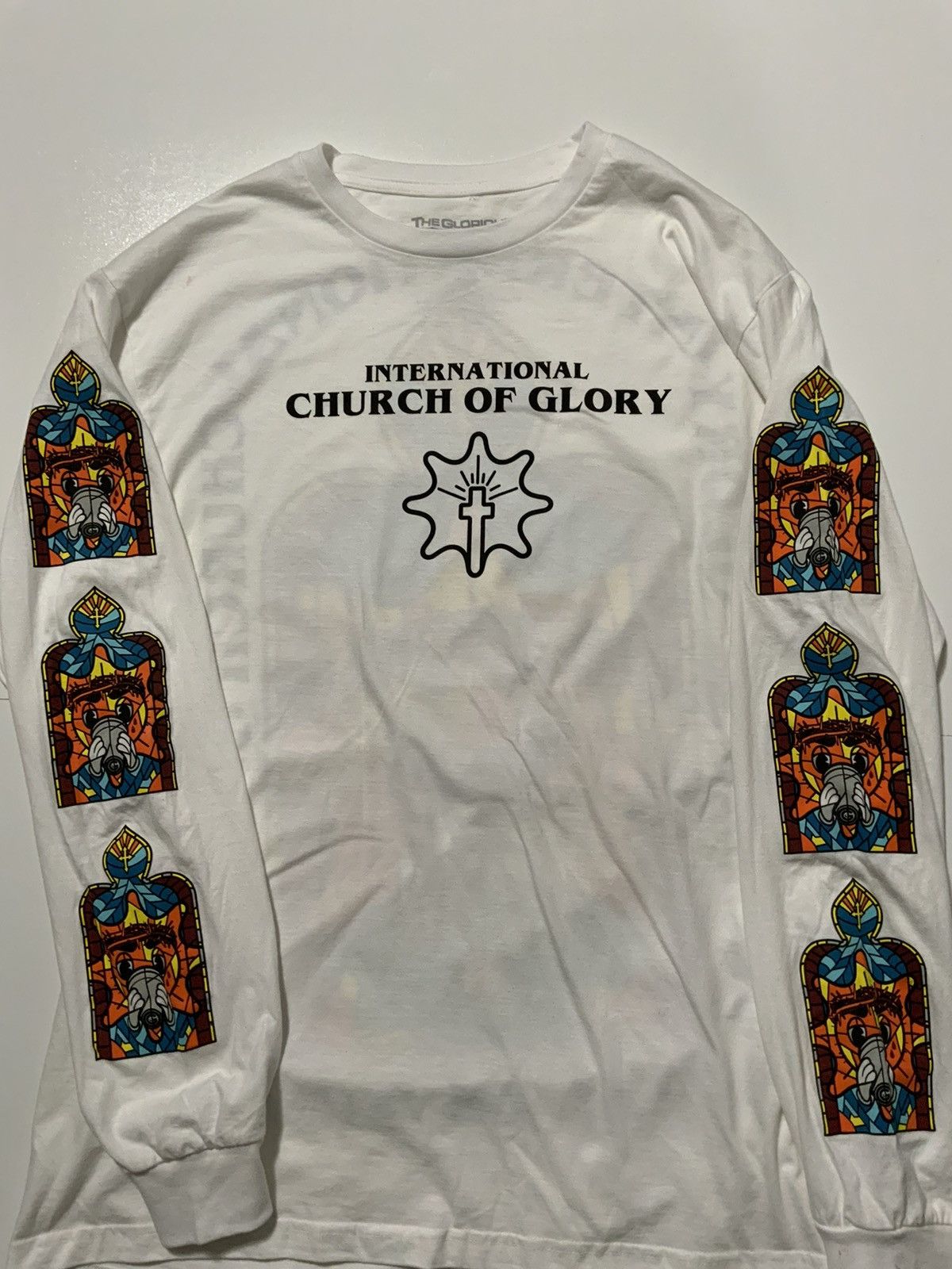 Glo Gang Glo Gang International Church Of Glory Stained Glass T-Shirt Size US XXL / EU 58 / 5 - 4 Thumbnail
