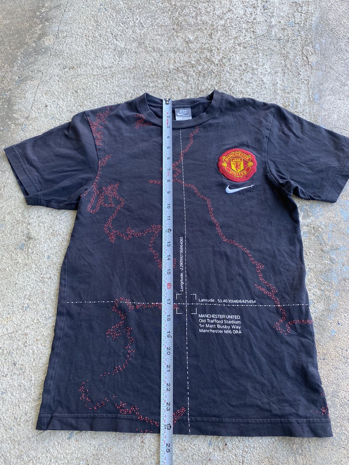 Nike × Vintage Vintage Y2K Nike Manchester United All Over Shirt Size US XS / EU 42 / 0 - 6 Thumbnail