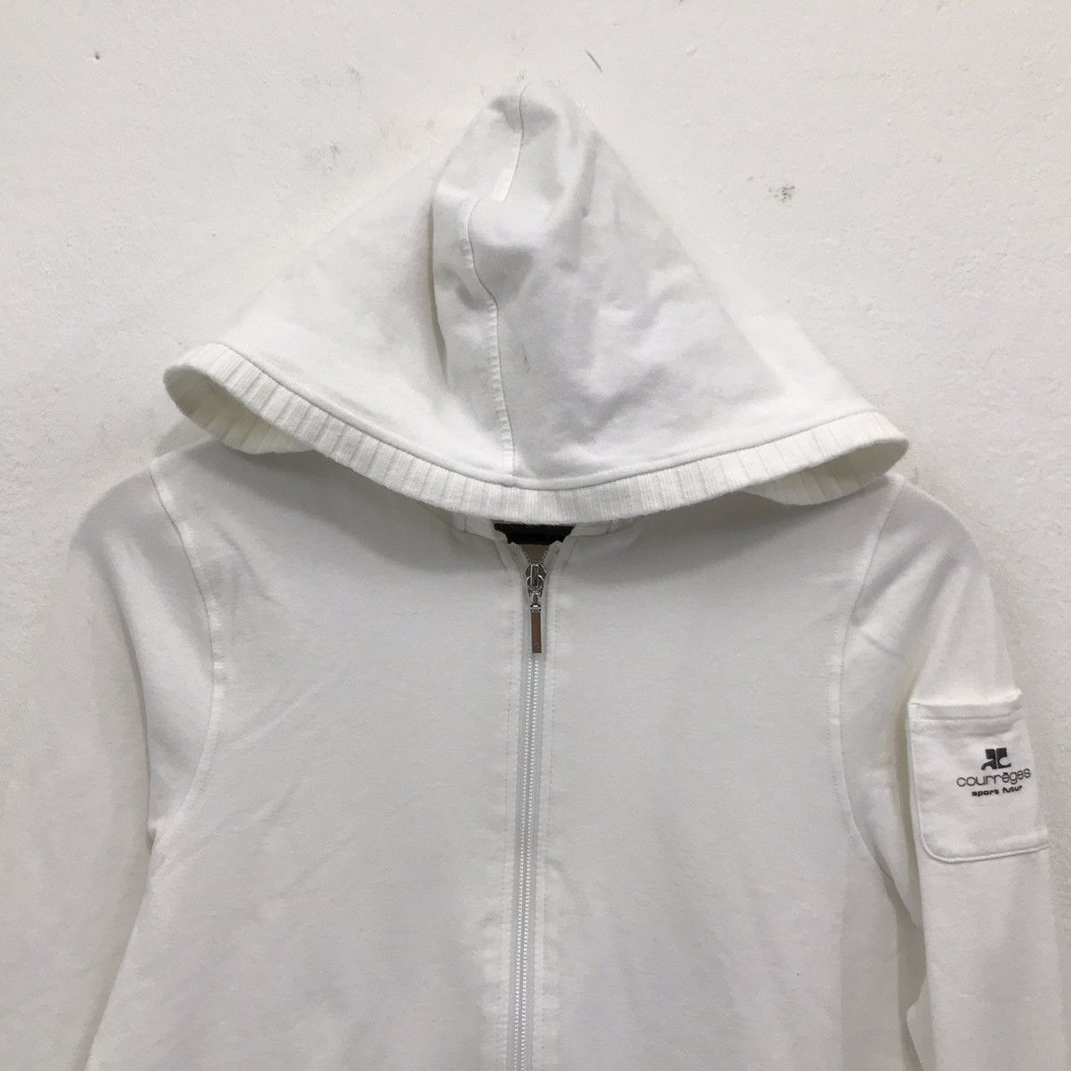 Courreges × Japanese Brand × Vintage Vintage Courreges Sport Hoodie Sweatshirt Courreges Size XS / US 0-2 / IT 36-38 - 3 Thumbnail