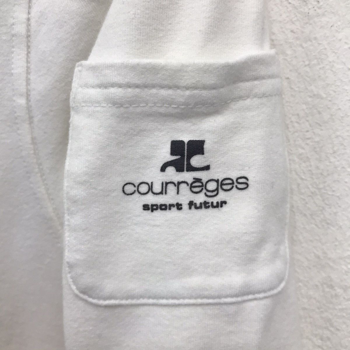 Courreges × Japanese Brand × Vintage Vintage Courreges Sport Hoodie Sweatshirt Courreges Size XS / US 0-2 / IT 36-38 - 4 Thumbnail
