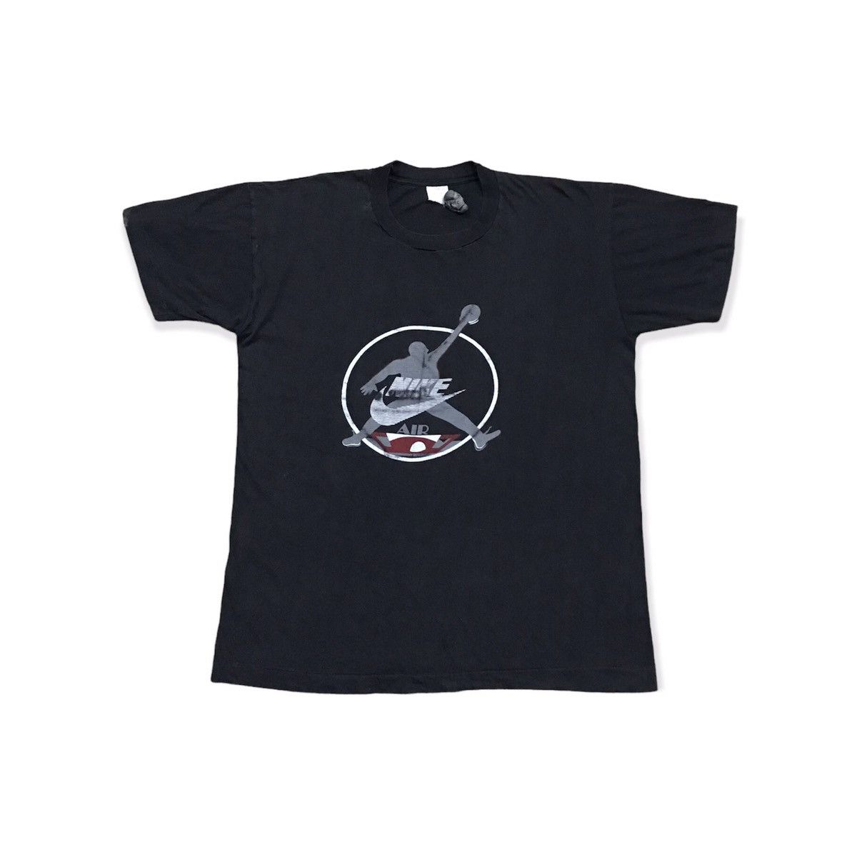 image of NBA x Nike Vintage Nike Air Jordan Promo T Shirt in Black, Men's (Size Large)