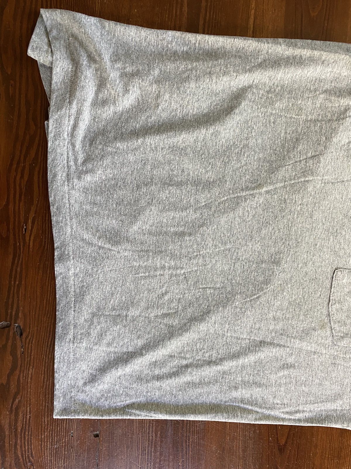 Fruit Of The Loom Vintage 80’s Grey Blank Thin Single Stitch Pocket Tank Top Size US XL / EU 56 / 4 - 4 Thumbnail