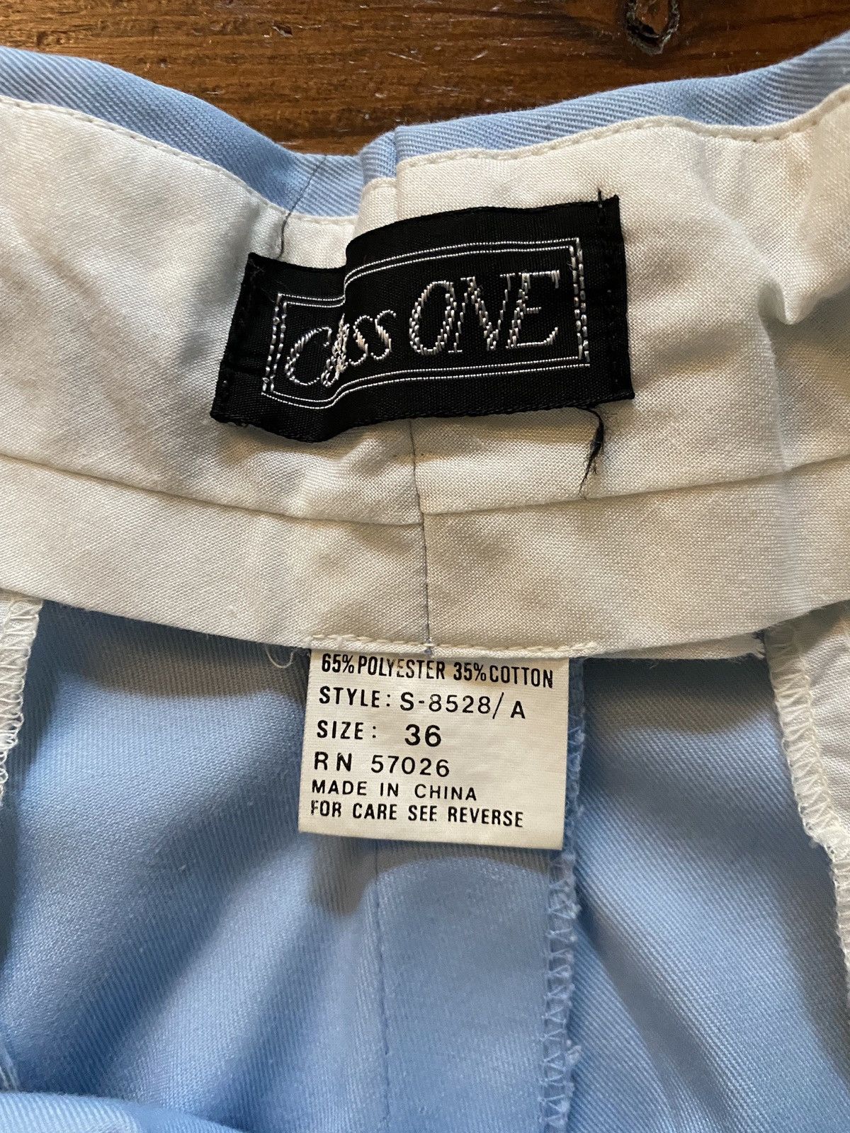 Vintage Vintage 80’s Class One Baby Blue Shorts Size US 34 / EU 50 - 4 Thumbnail