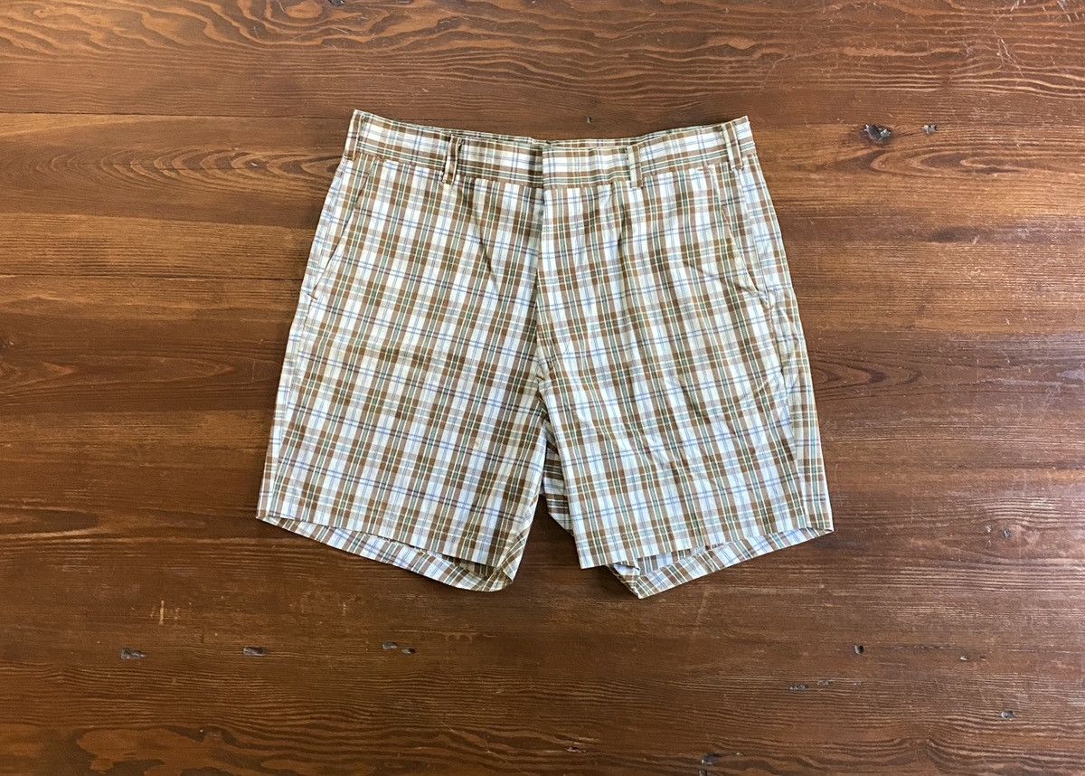 Sears Vintage 70’s Kings Road Plaid Shorts Size US 35 - 2 Thumbnail
