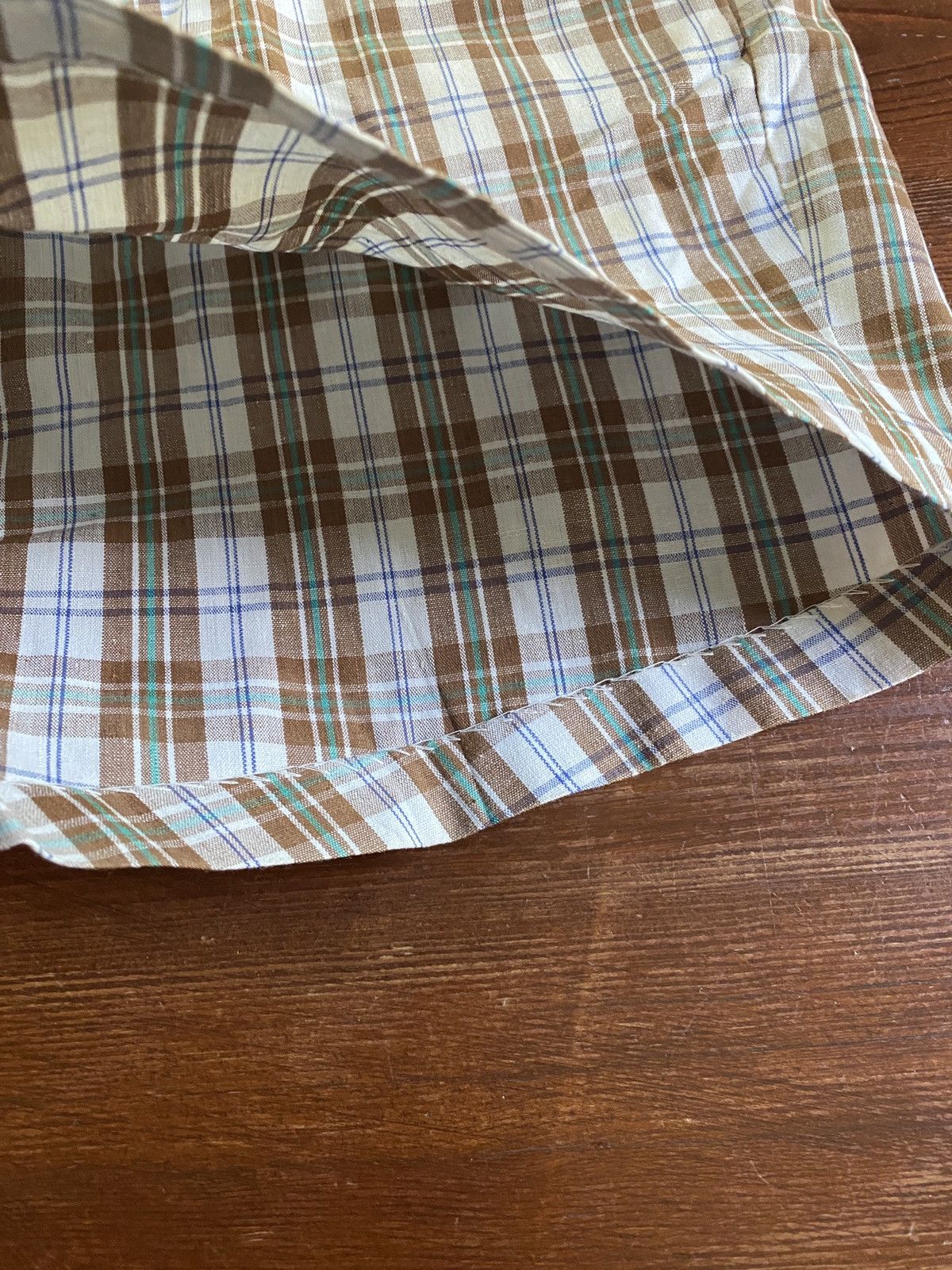 Sears Vintage 70’s Kings Road Plaid Shorts Size US 35 - 8 Thumbnail