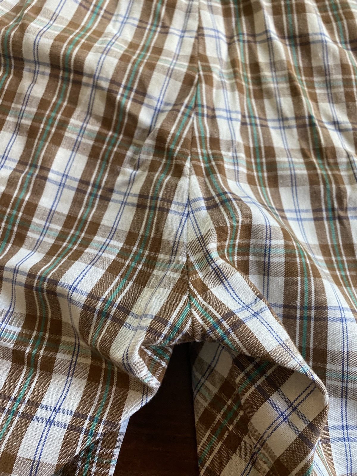 Sears Vintage 70’s Kings Road Plaid Shorts Size US 35 - 15 Thumbnail