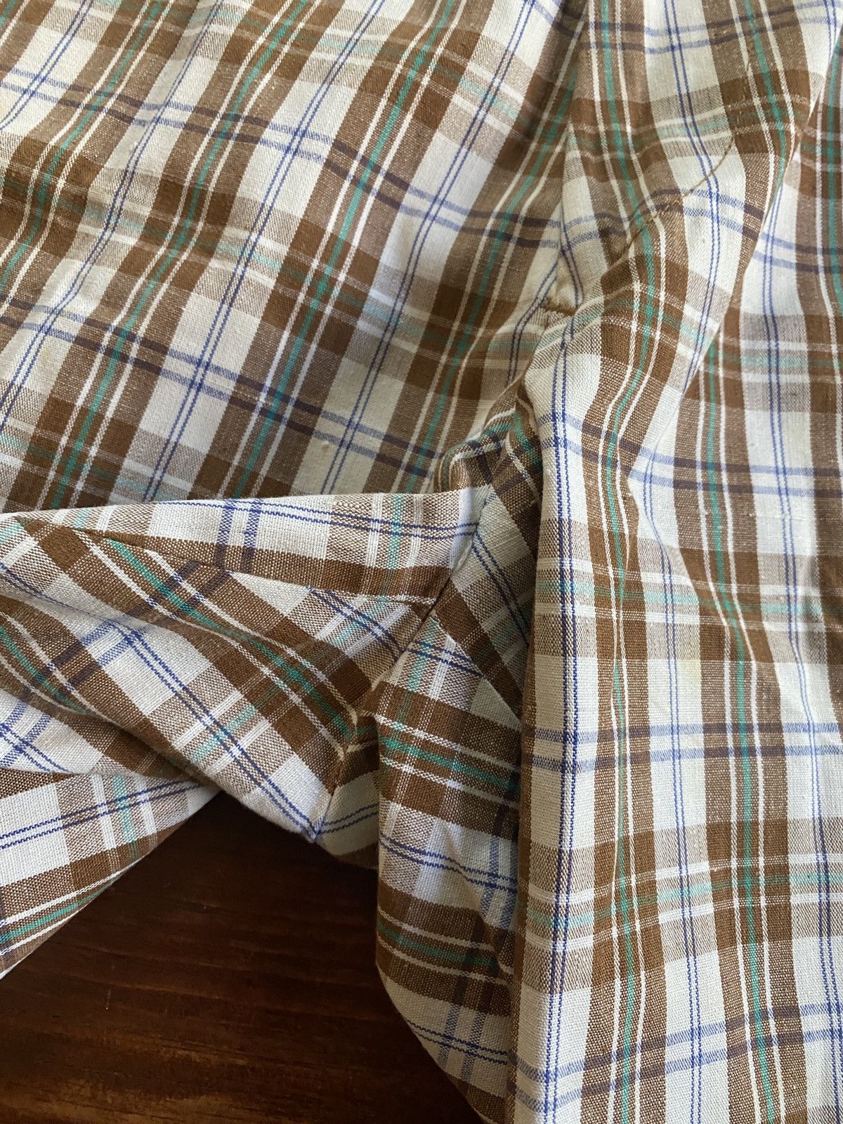Sears Vintage 70’s Kings Road Plaid Shorts Size US 35 - 7 Thumbnail
