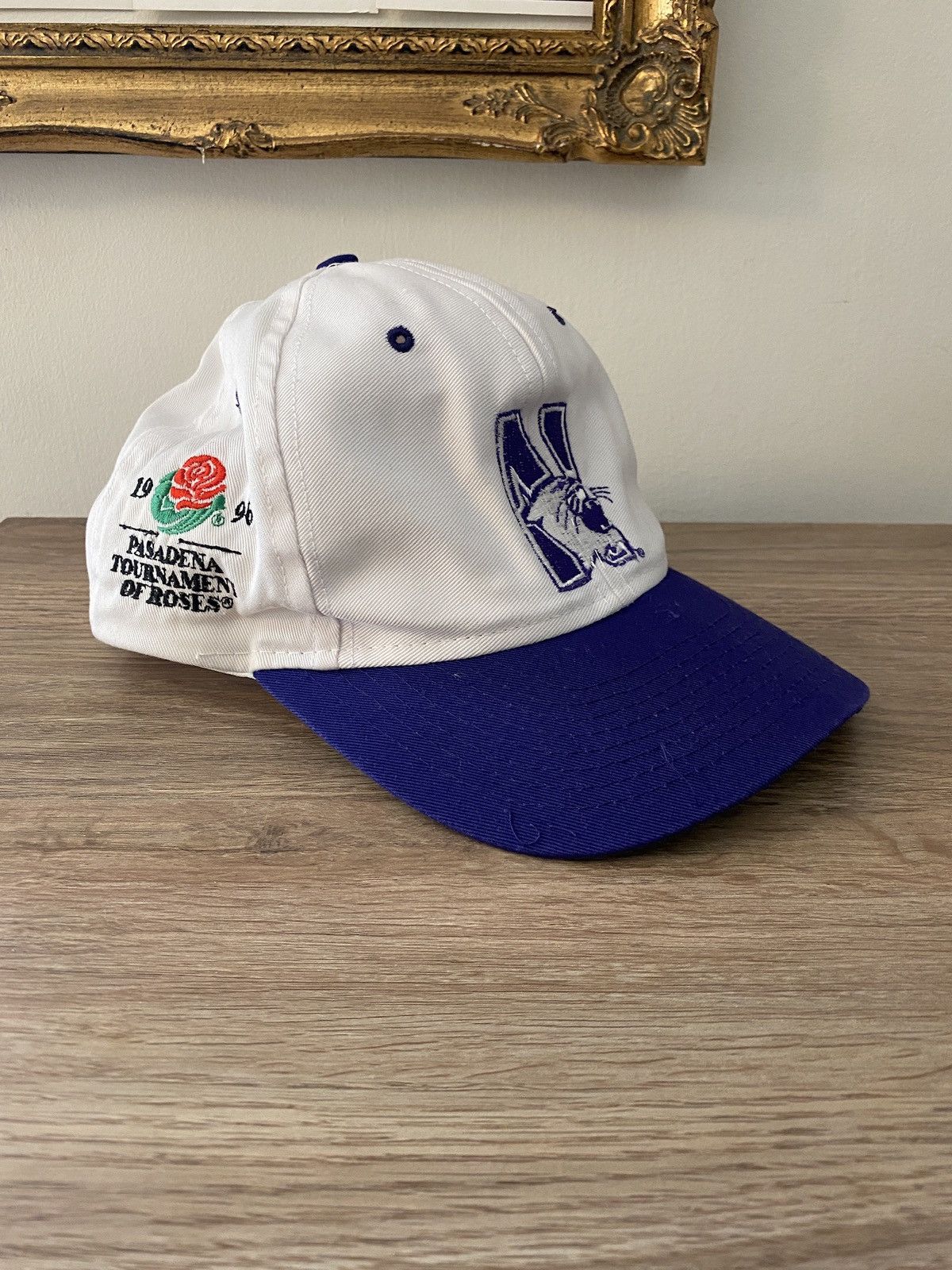 NCAA Vintage 1996 Northwestern Wildcats Rose Bowl Snap Back Hat Size ONE SIZE - 1 Thumbnail