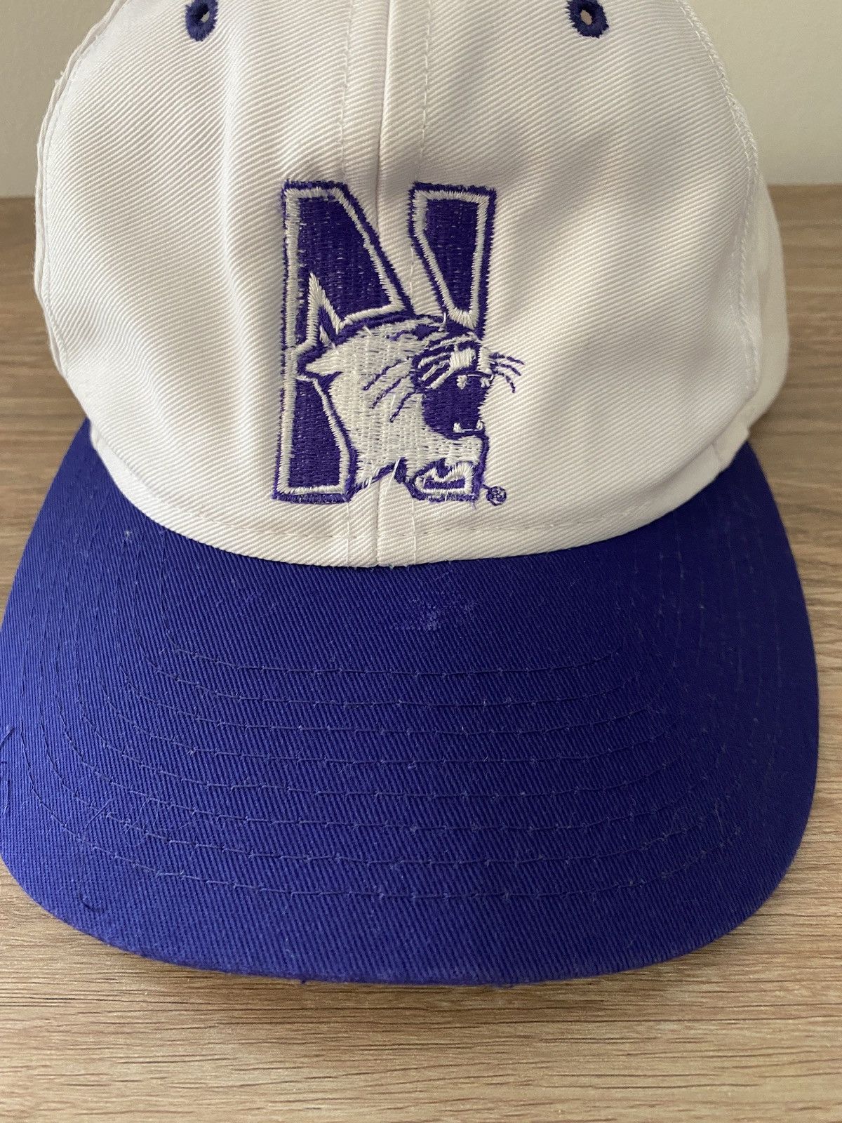 NCAA Vintage 1996 Northwestern Wildcats Rose Bowl Snap Back Hat Size ONE SIZE - 4 Thumbnail