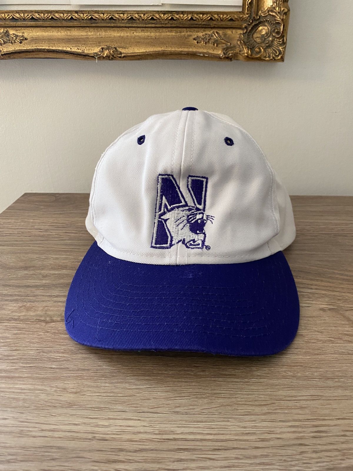 NCAA Vintage 1996 Northwestern Wildcats Rose Bowl Snap Back Hat Size ONE SIZE - 2 Thumbnail