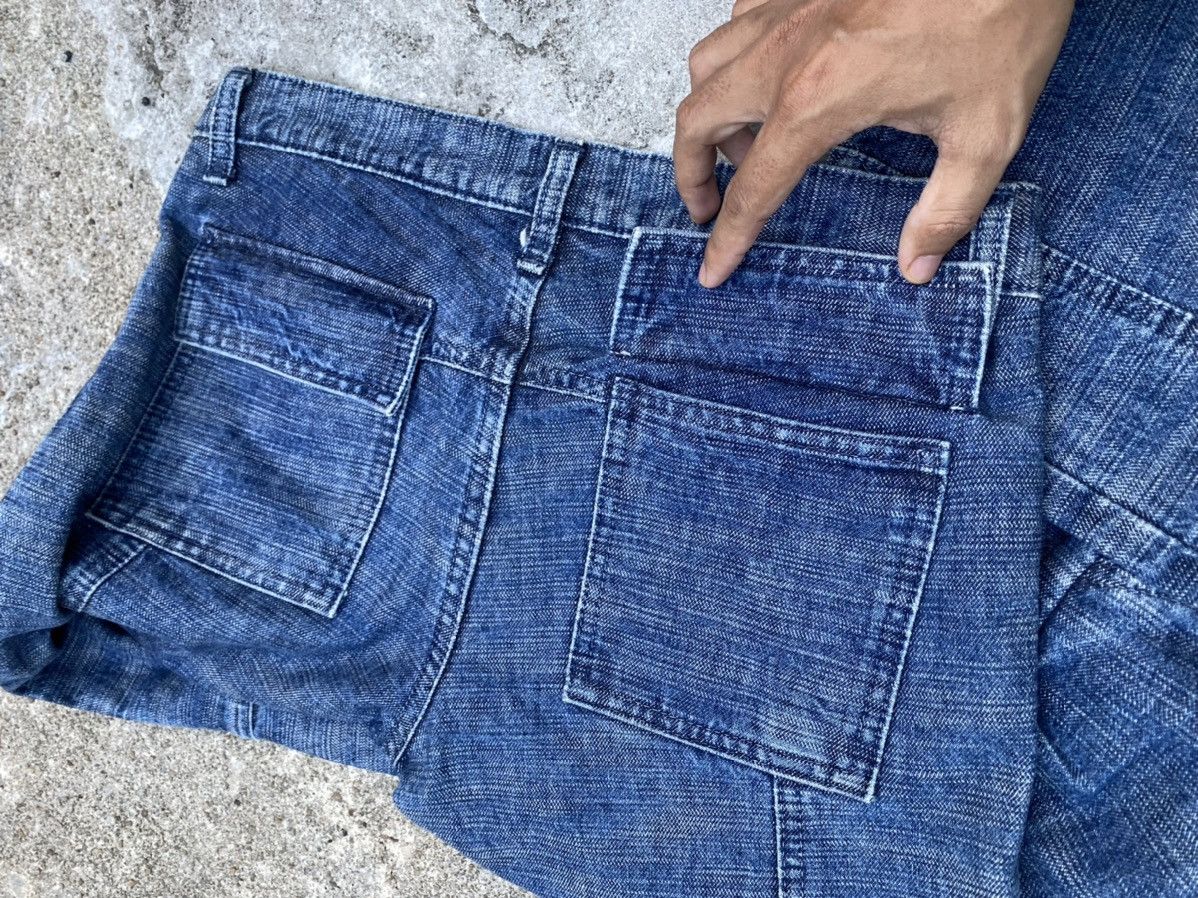 💥RARE💥Japanese Denim ROSE BUD Double Knees Like Hysterics