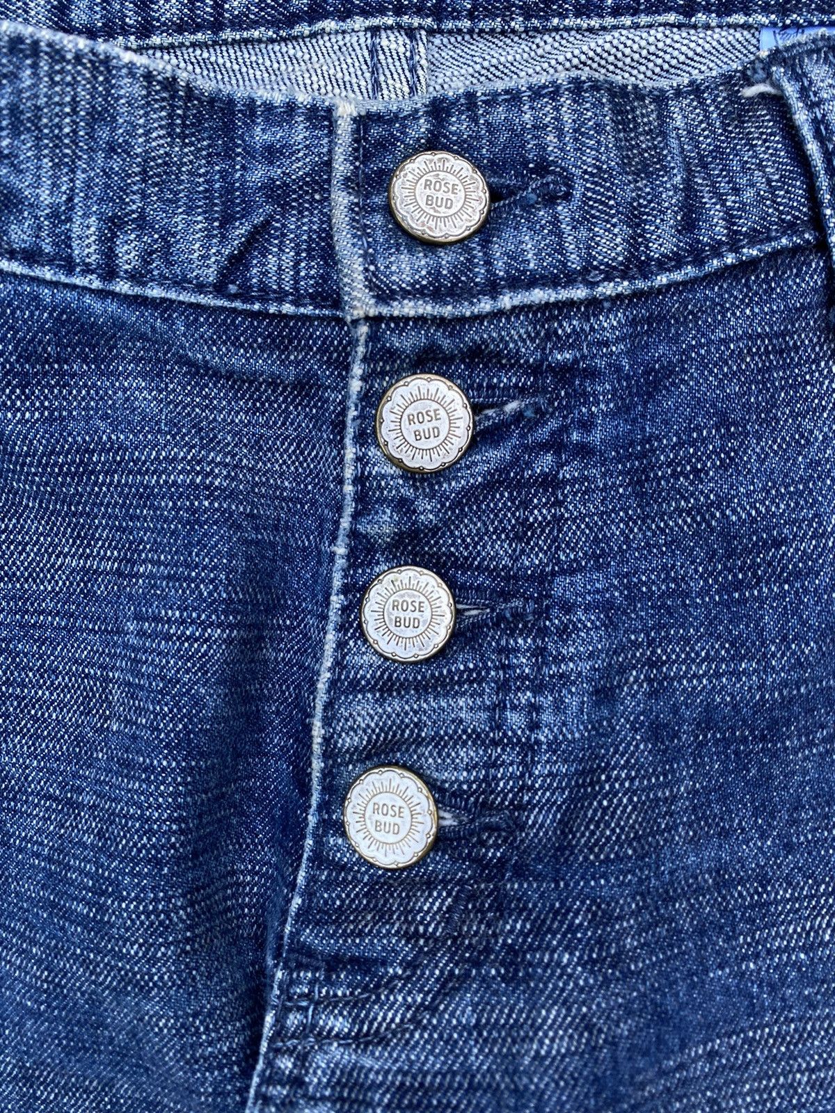 💥RARE💥Japanese Denim ROSE BUD Double Knees Like Hysterics