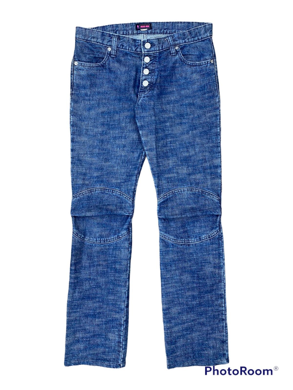 💥RARE💥Japanese Denim ROSE BUD Double Knees Like Hysterics