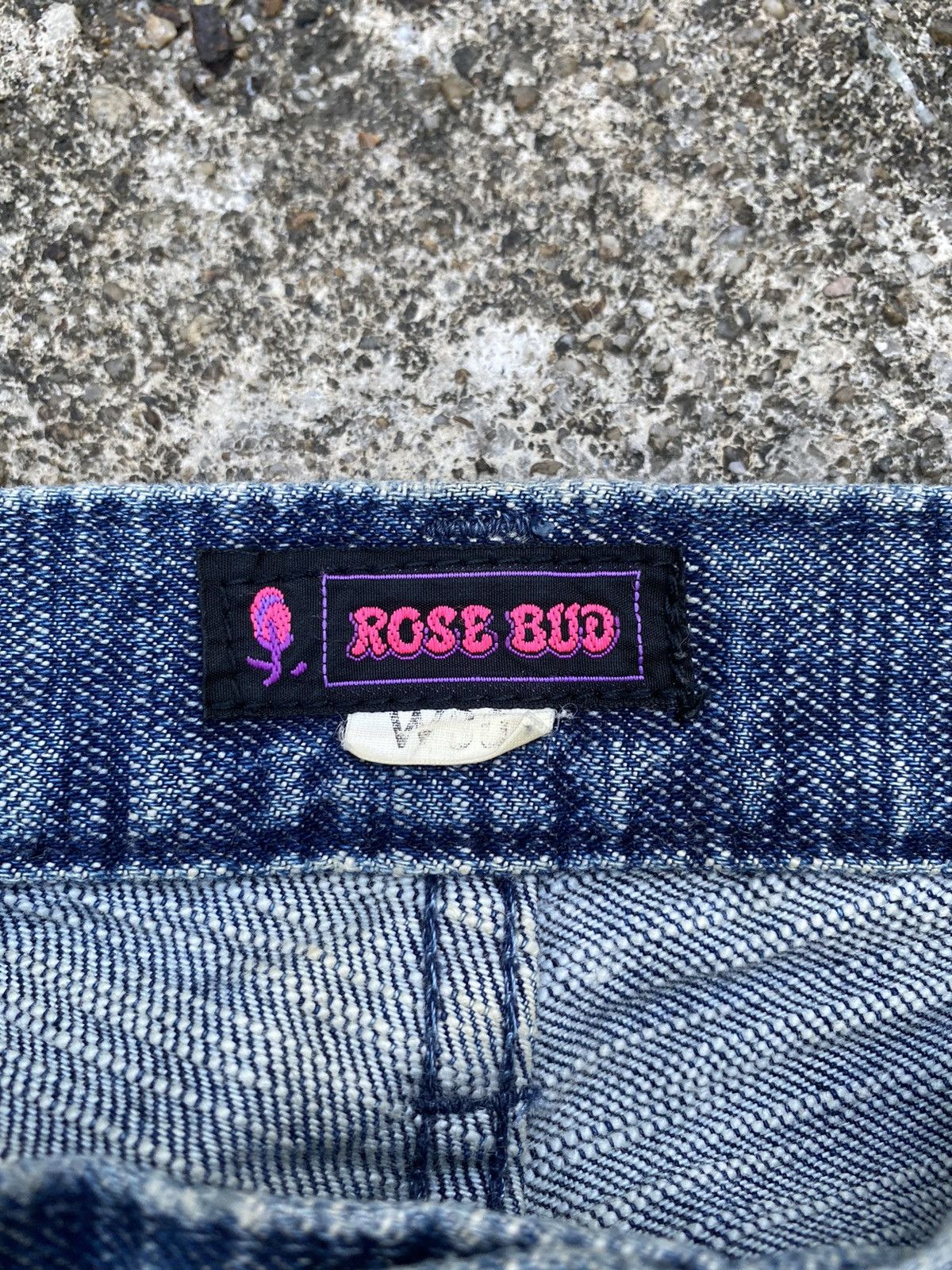 💥RARE💥Japanese Denim ROSE BUD Double Knees Like Hysterics