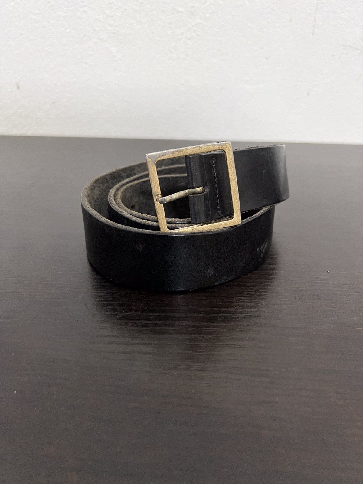 Leather Unbrand Leather Buckle Belt Size ONE SIZE - 3 Thumbnail