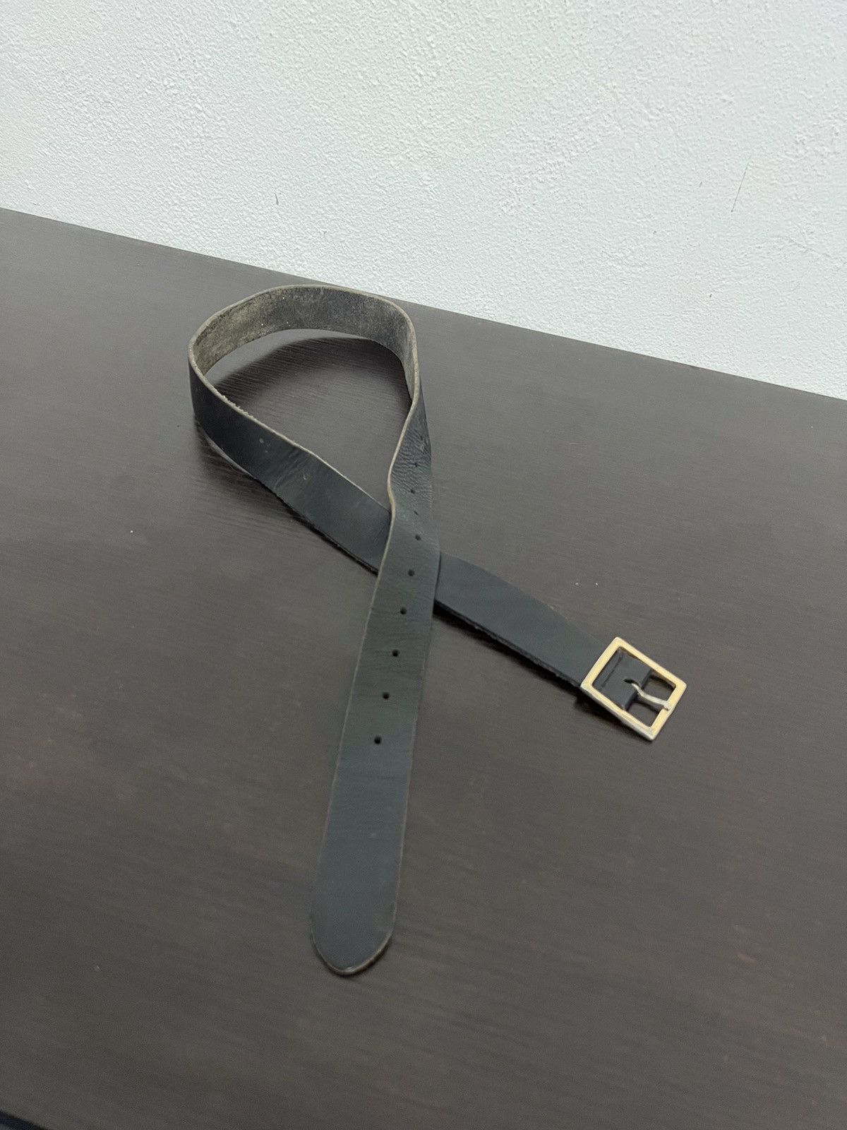 Leather Unbrand Leather Buckle Belt Size ONE SIZE - 6 Thumbnail