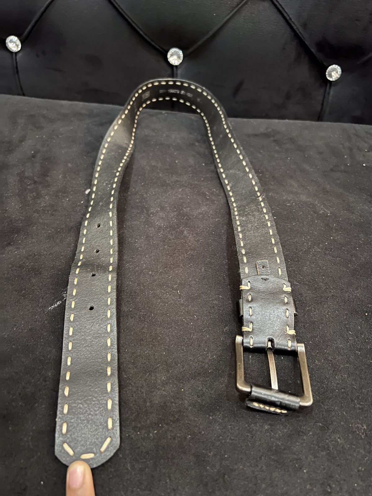 Seditionaries Seditionaries Leather Buckle Belt Size ONE SIZE - 7 Thumbnail