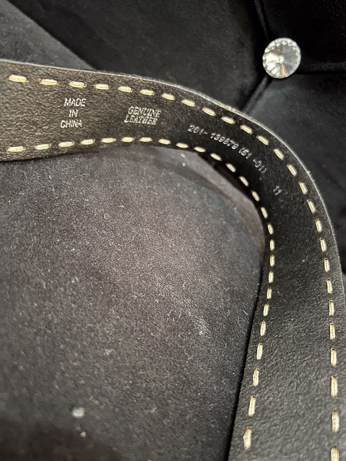 Seditionaries Seditionaries Leather Buckle Belt Size ONE SIZE - 8 Thumbnail