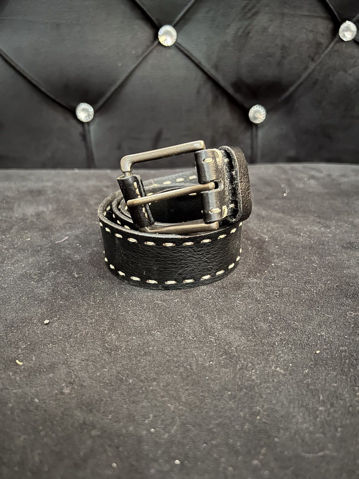 Seditionaries Seditionaries Leather Buckle Belt Size ONE SIZE - 3 Thumbnail