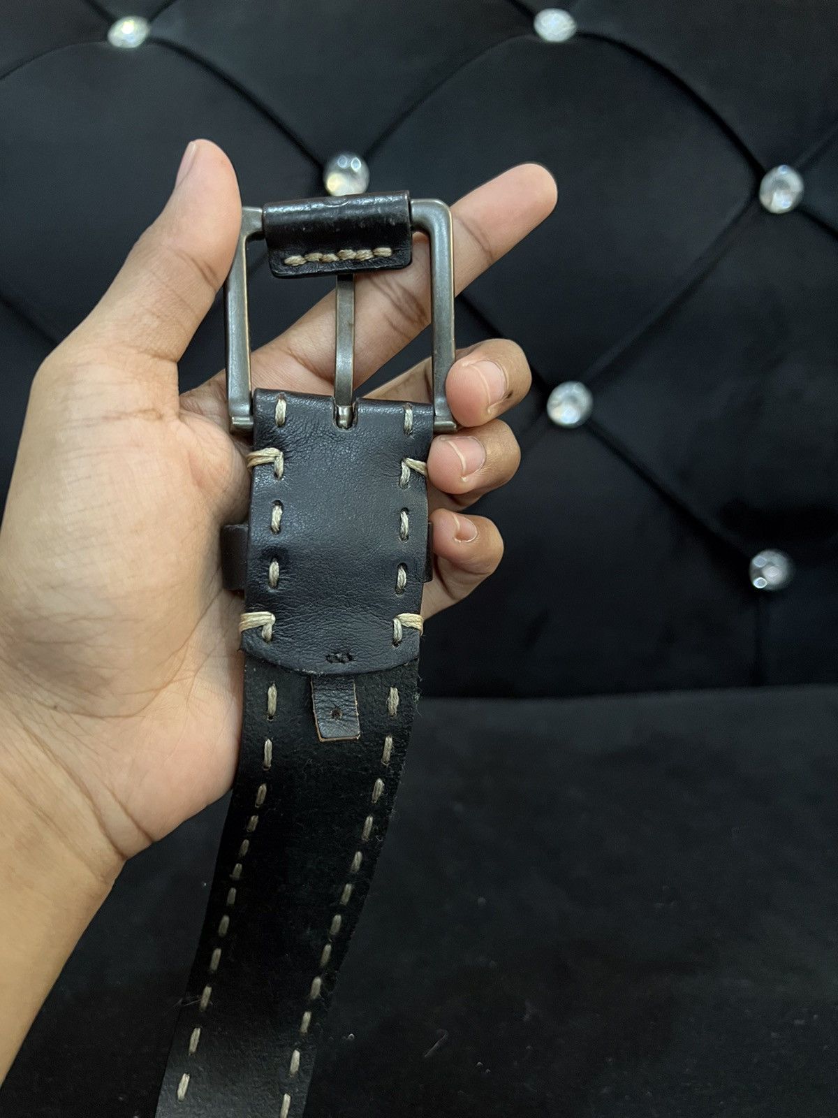 Seditionaries Seditionaries Leather Buckle Belt Size ONE SIZE - 4 Thumbnail