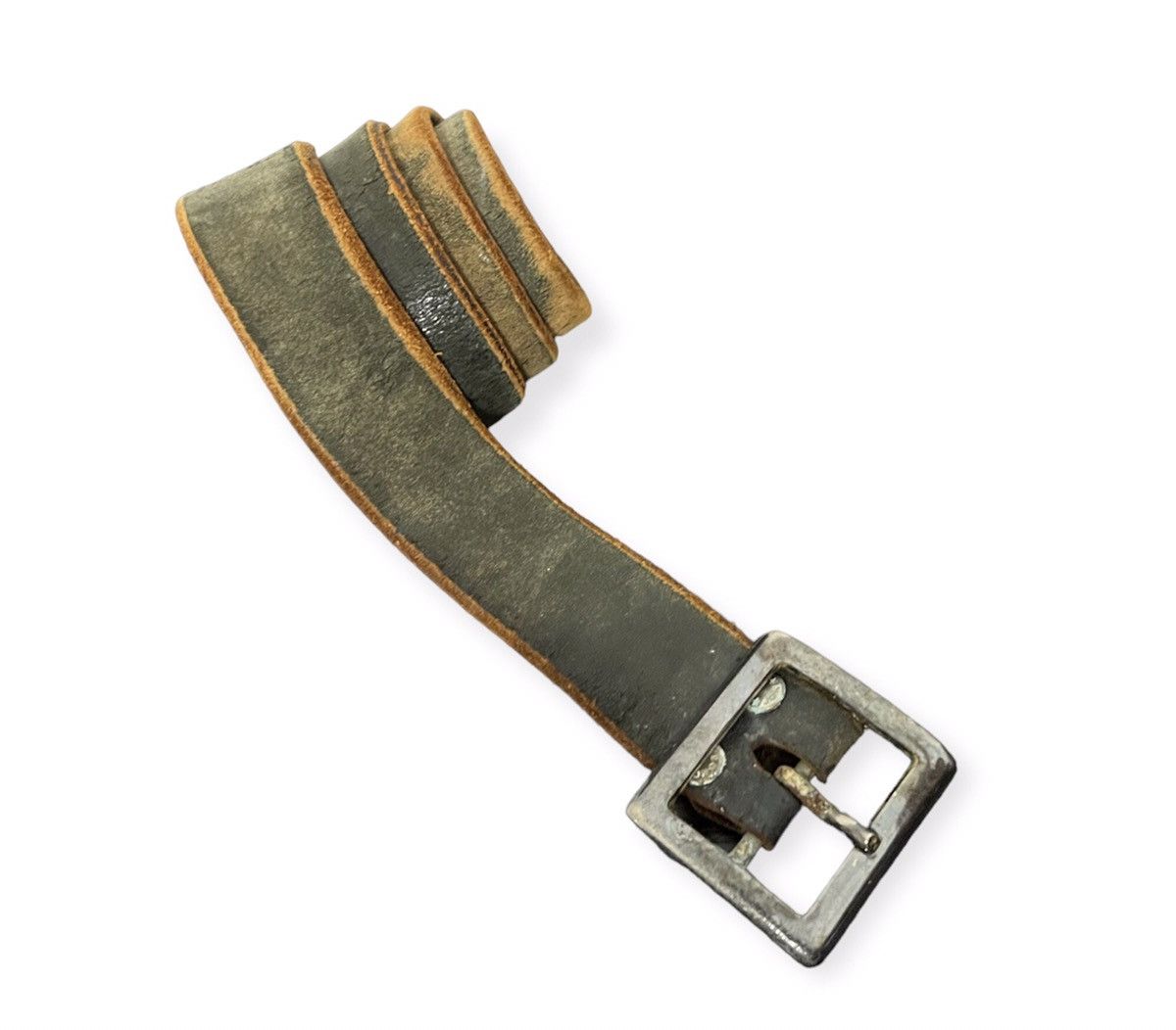 image of Unbrand Leather Buckle Belt, Men's