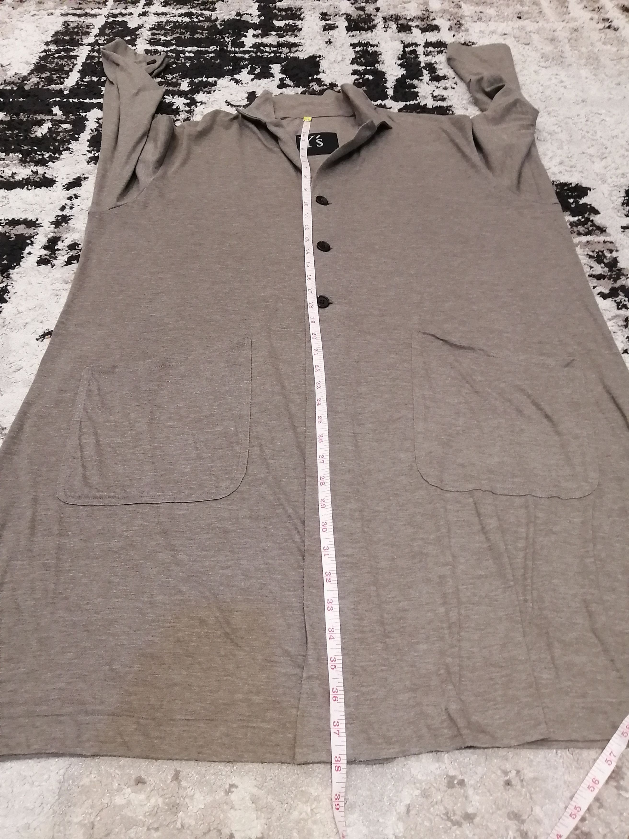 Yohji Yamamoto Vintage Y's Yohji Yamamoto Oversized Long Cardigan Size US M / EU 48-50 / 2 - 12 Thumbnail