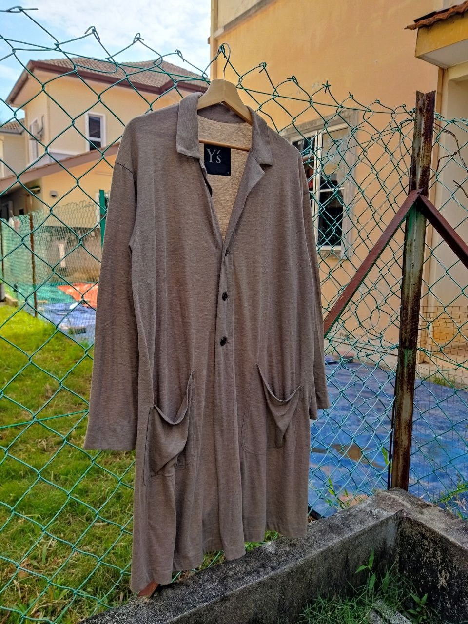 Yohji Yamamoto Vintage Y's Yohji Yamamoto Oversized Long Cardigan Size US M / EU 48-50 / 2 - 3 Thumbnail
