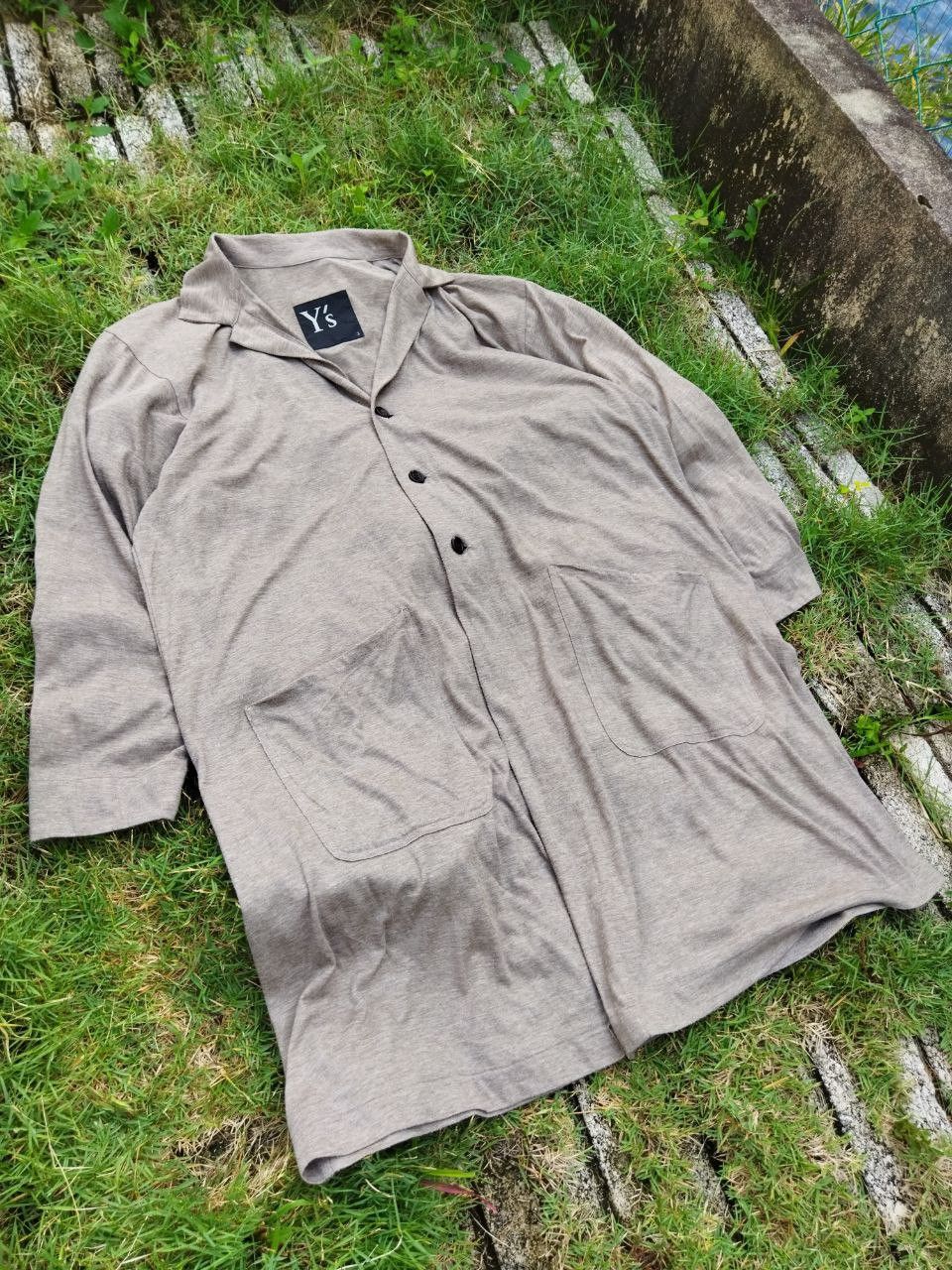 Yohji Yamamoto Vintage Y's Yohji Yamamoto Oversized Long Cardigan Size US M / EU 48-50 / 2 - 5 Thumbnail