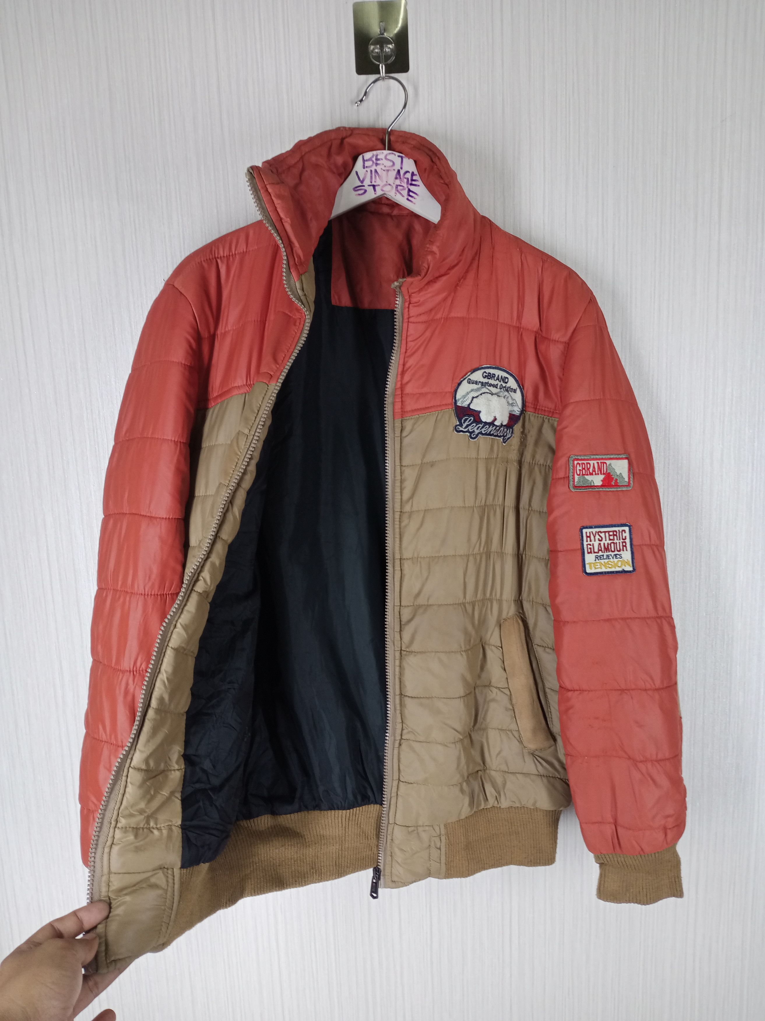 Hysteric Glamour Vintage Hysteric Glamour Pacth Puffer Jacket Size US M / EU 48-50 / 2 - 2 Thumbnail