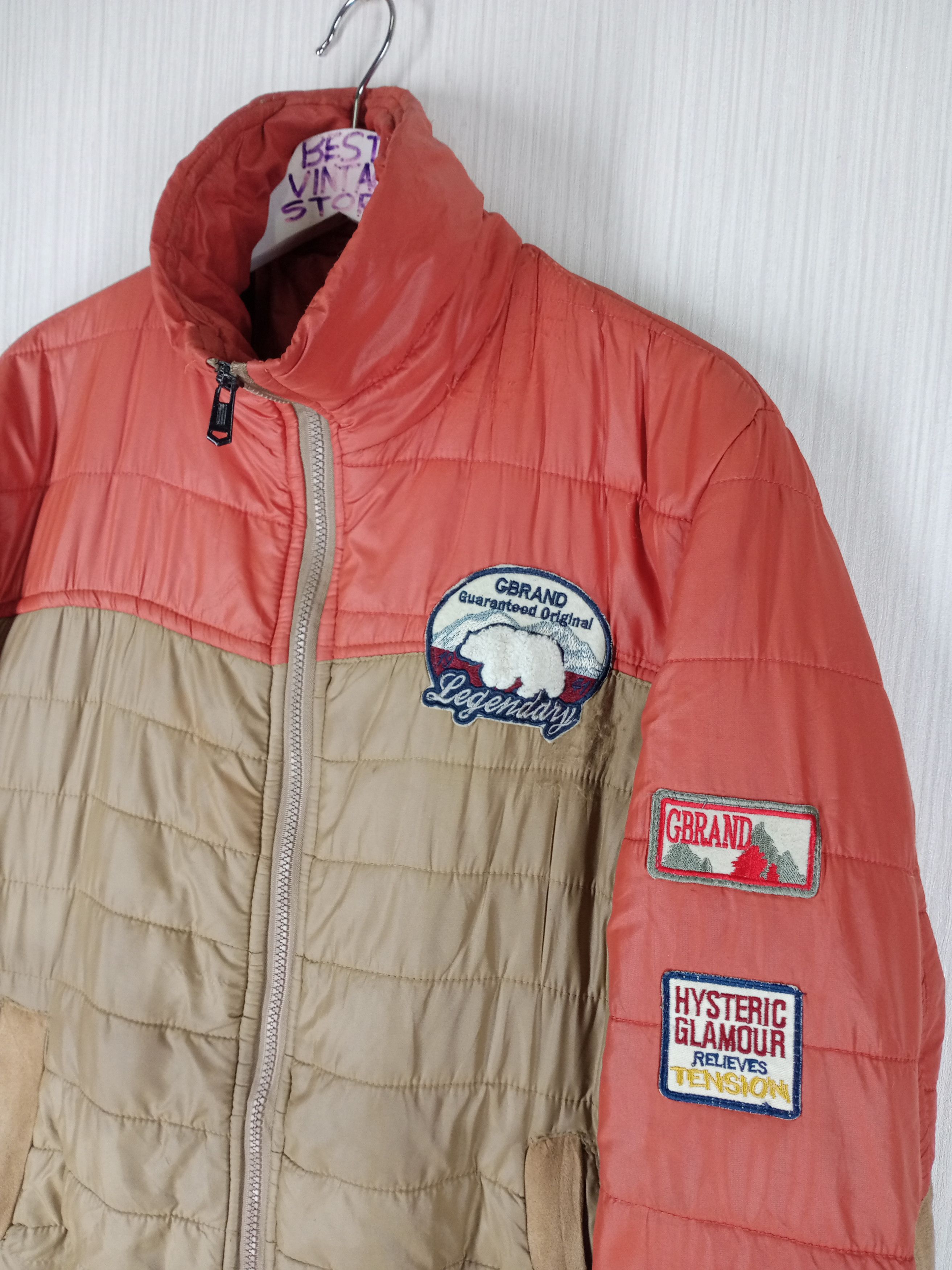 Hysteric Glamour Vintage Hysteric Glamour Pacth Puffer Jacket Size US M / EU 48-50 / 2 - 1 Thumbnail